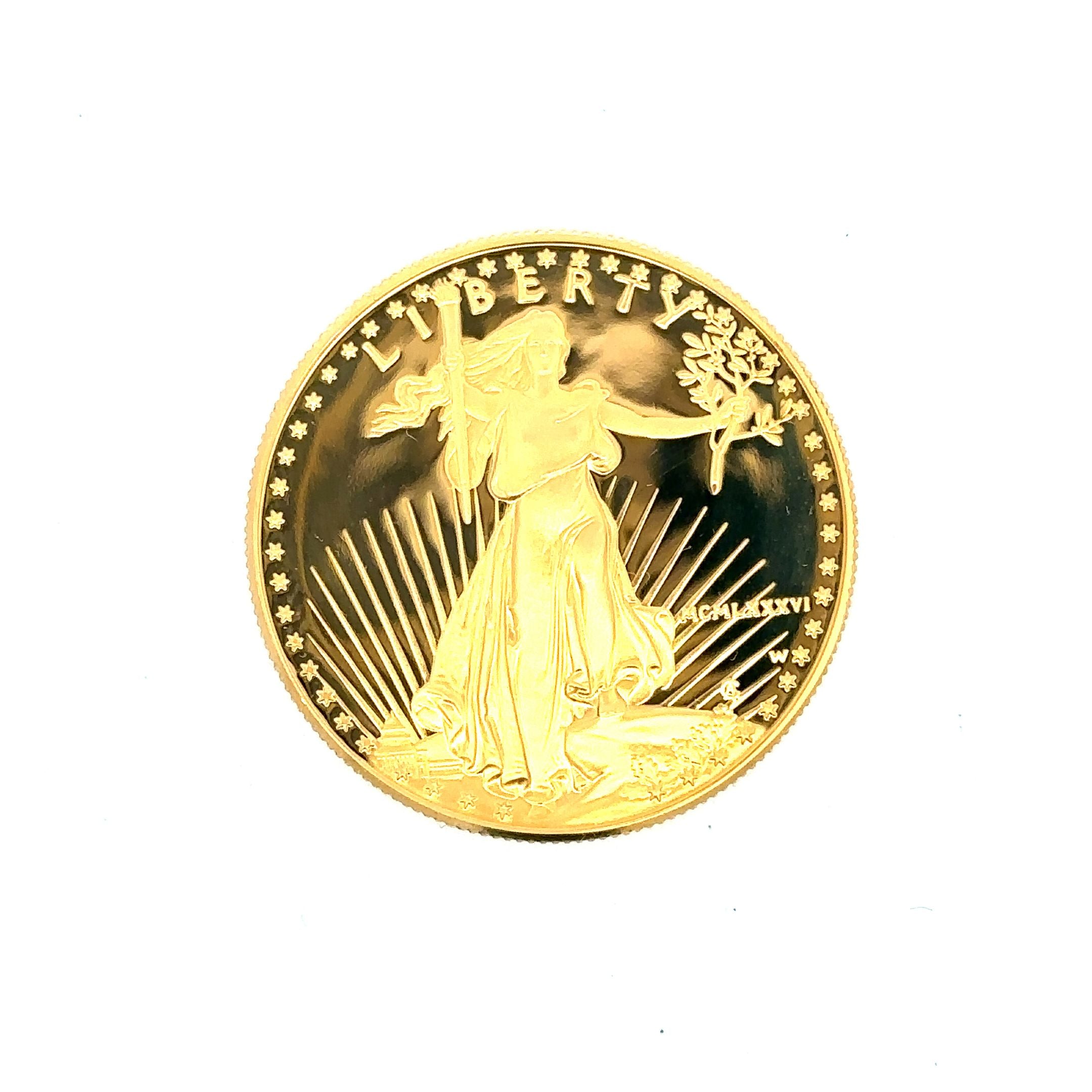 1986 US $50 Gold Coin1.093ozt