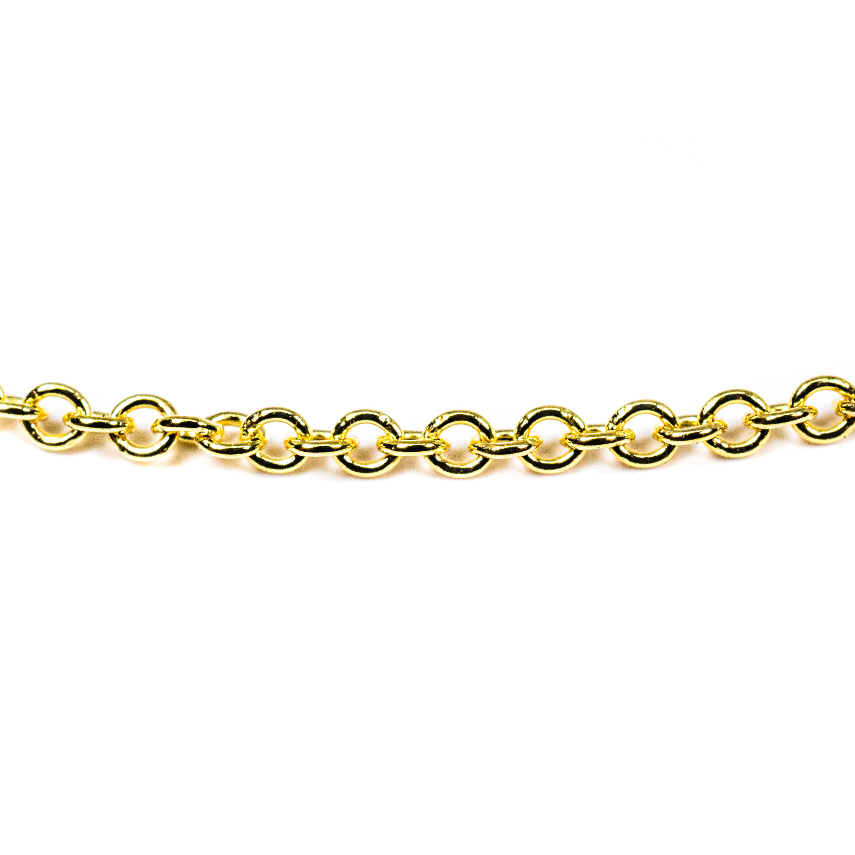 14K Yellow Gold Cable Chain Necklace 1.3mm 18" – Fine Gold Chain