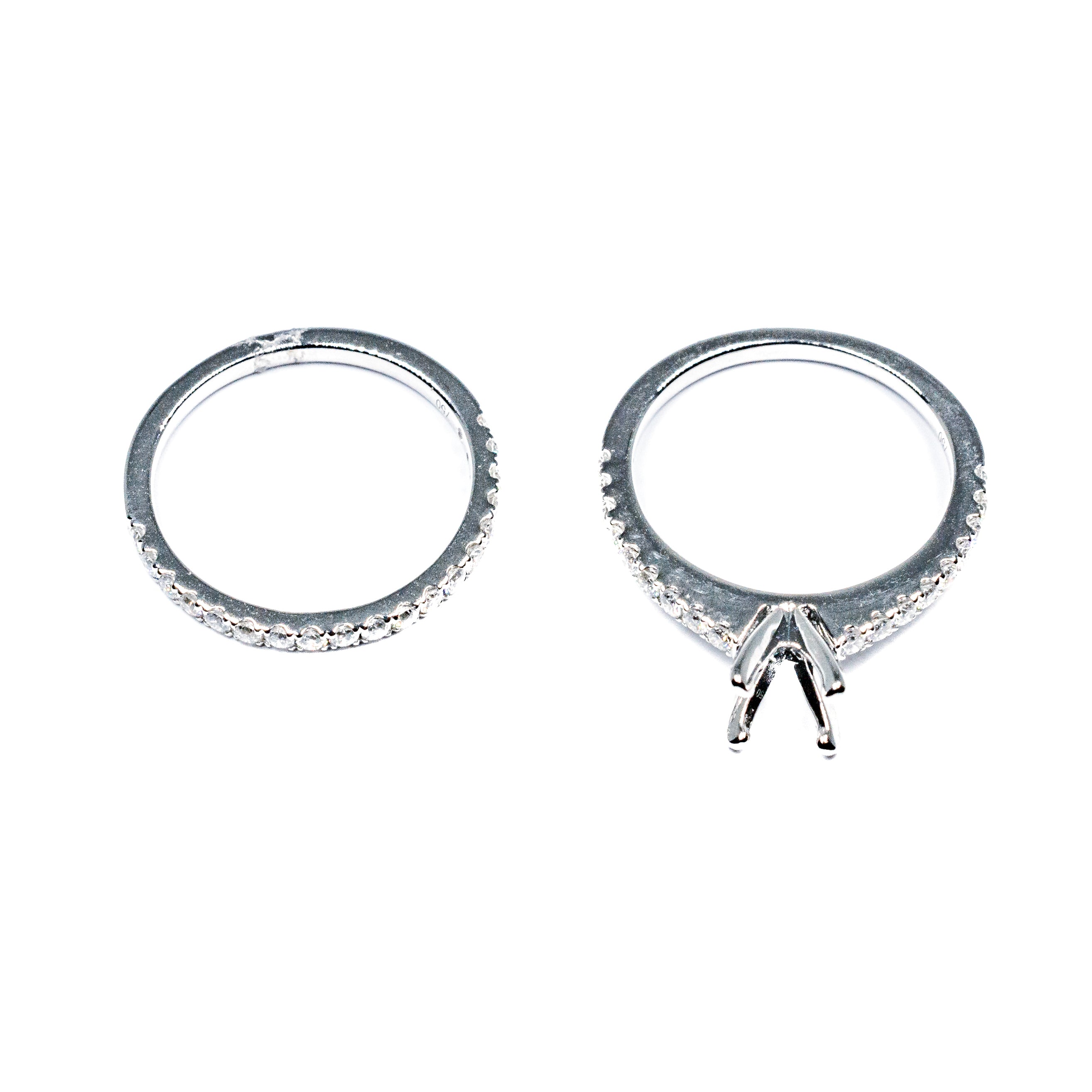 18kt wg smnt engagement ring 0