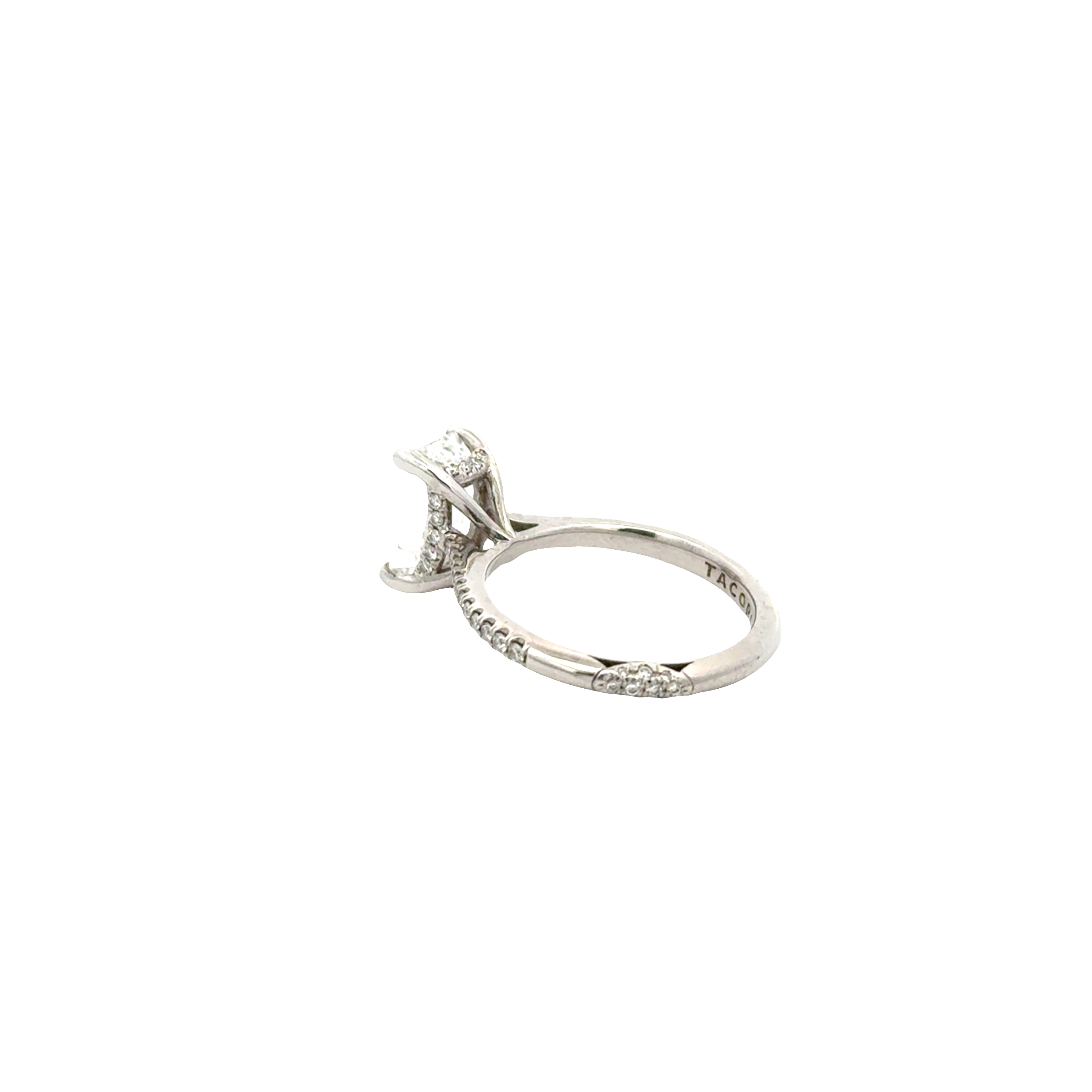 E-Platinum 2.01ct Emerald Cut