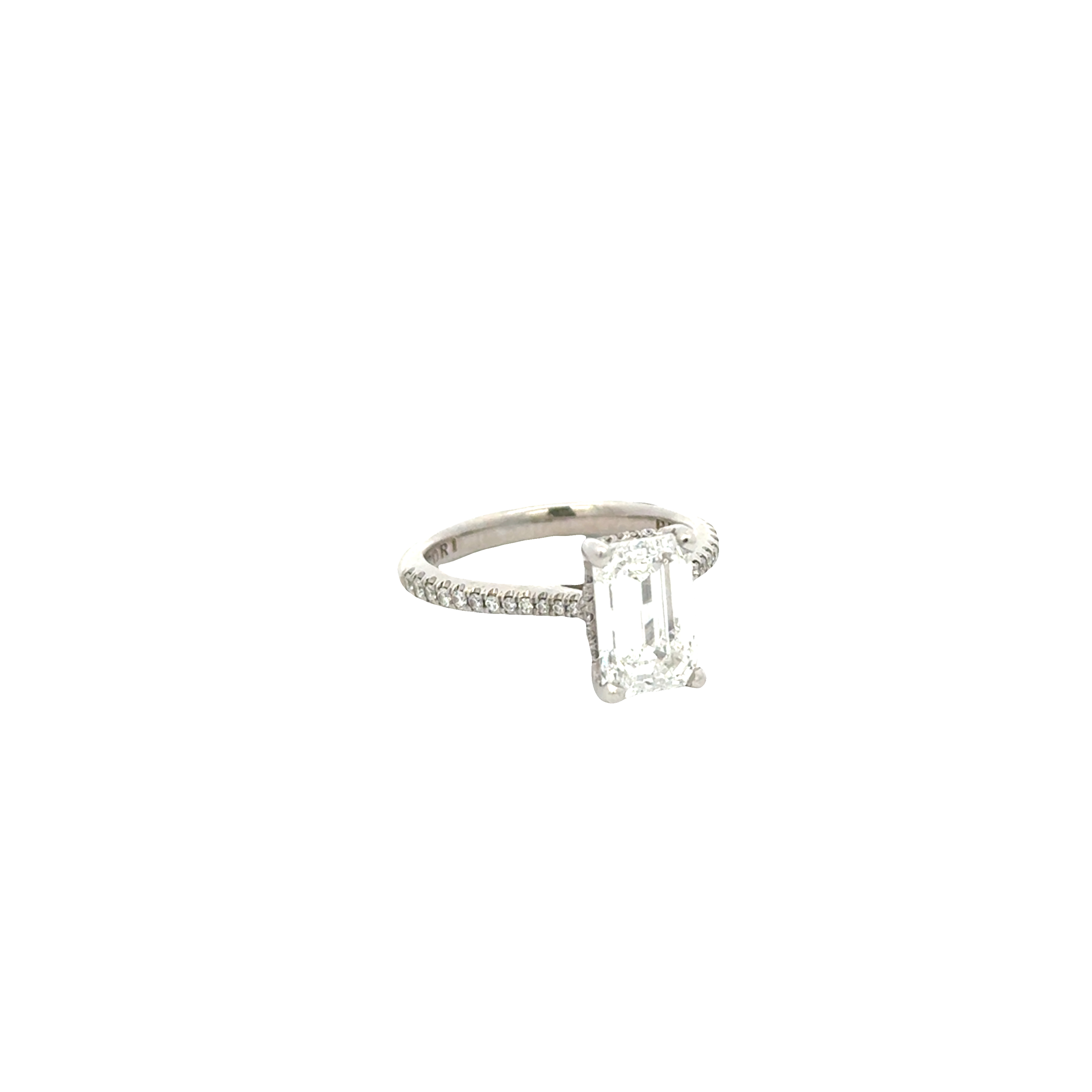 E-Platinum 2.01ct Emerald Cut