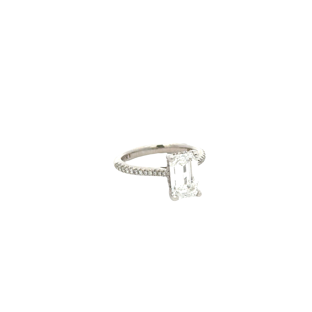 E-Platinum 2.01ct Emerald Cut