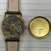 18k Yellow Gold Vintage Chronograph 33mm Tiffany Dial Breguet Numerals. 130J