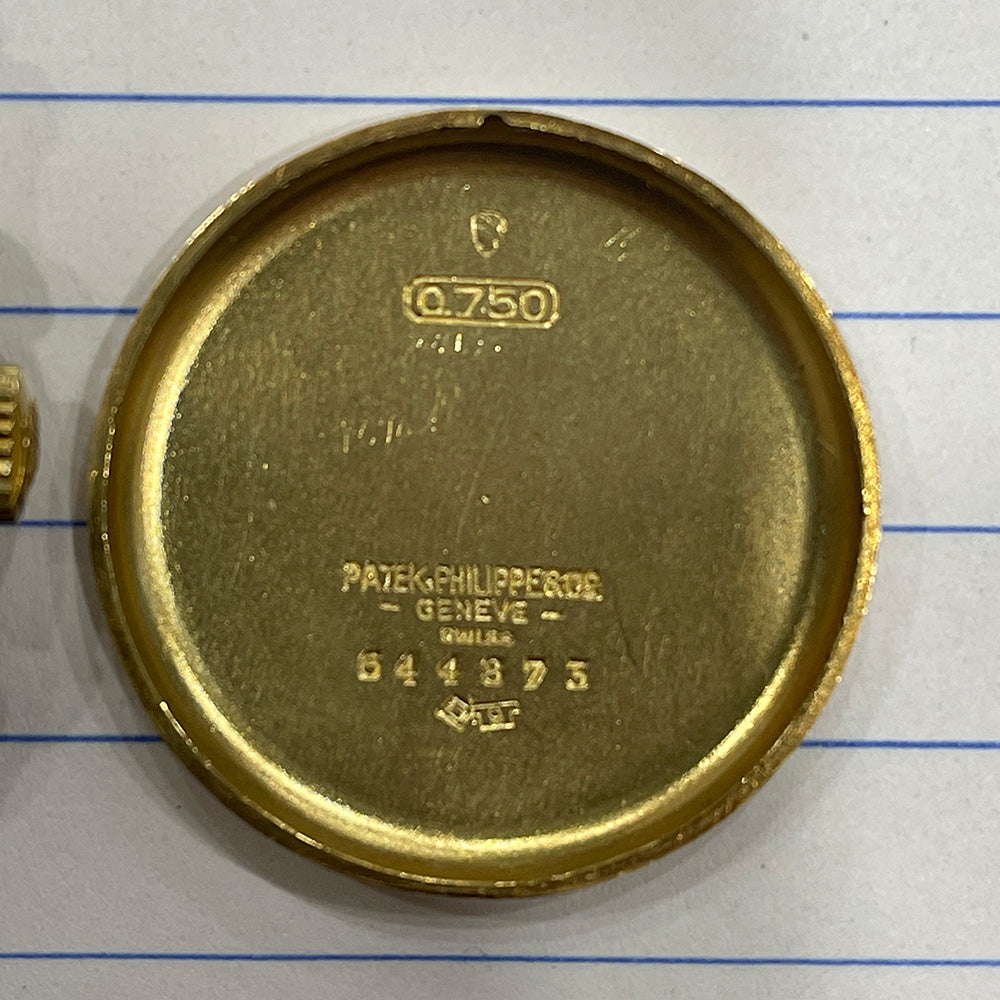 18k Yellow Gold Vintage Chronograph 33mm Tiffany Dial Breguet Numerals. 130J