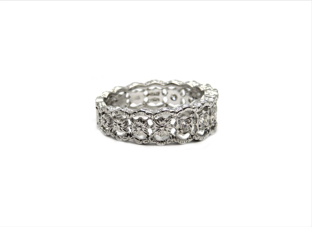 18K Two-Tone Diamond Ring
