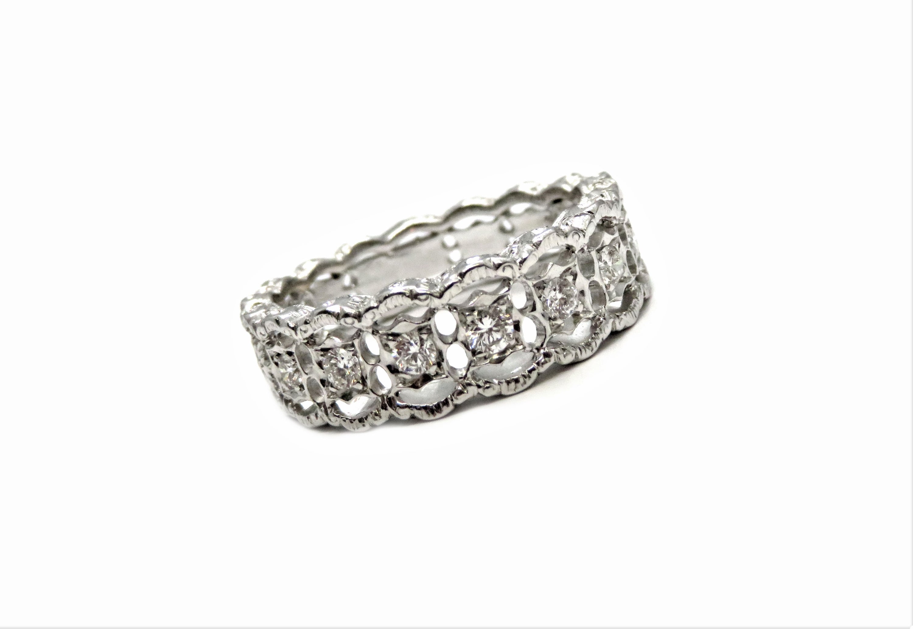 18K Two-Tone Diamond Ring