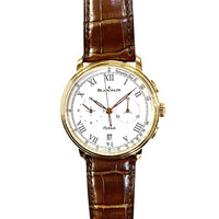 Villeret 43.6mm Flyback Chronograph Pulsometer Rose Gold 6680F-3631-55B