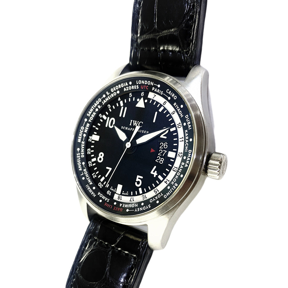 Pilot 46.5mm Worldtimer Stainless Steel IW326201