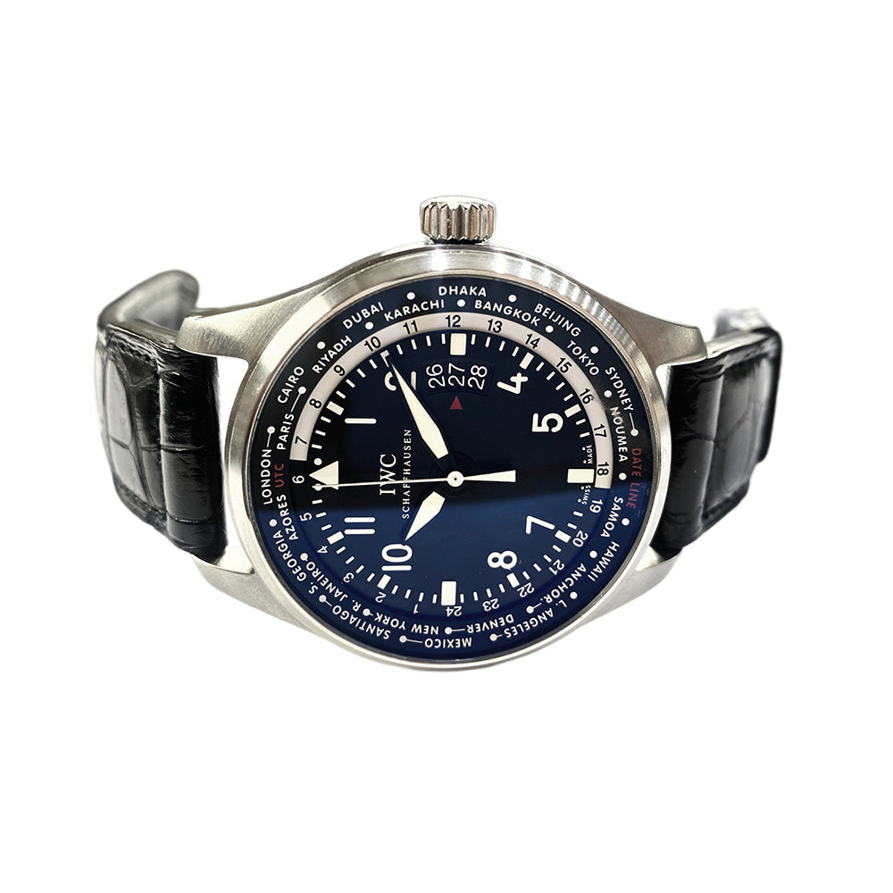 Pilot 46.5mm Worldtimer Stainless Steel IW326201