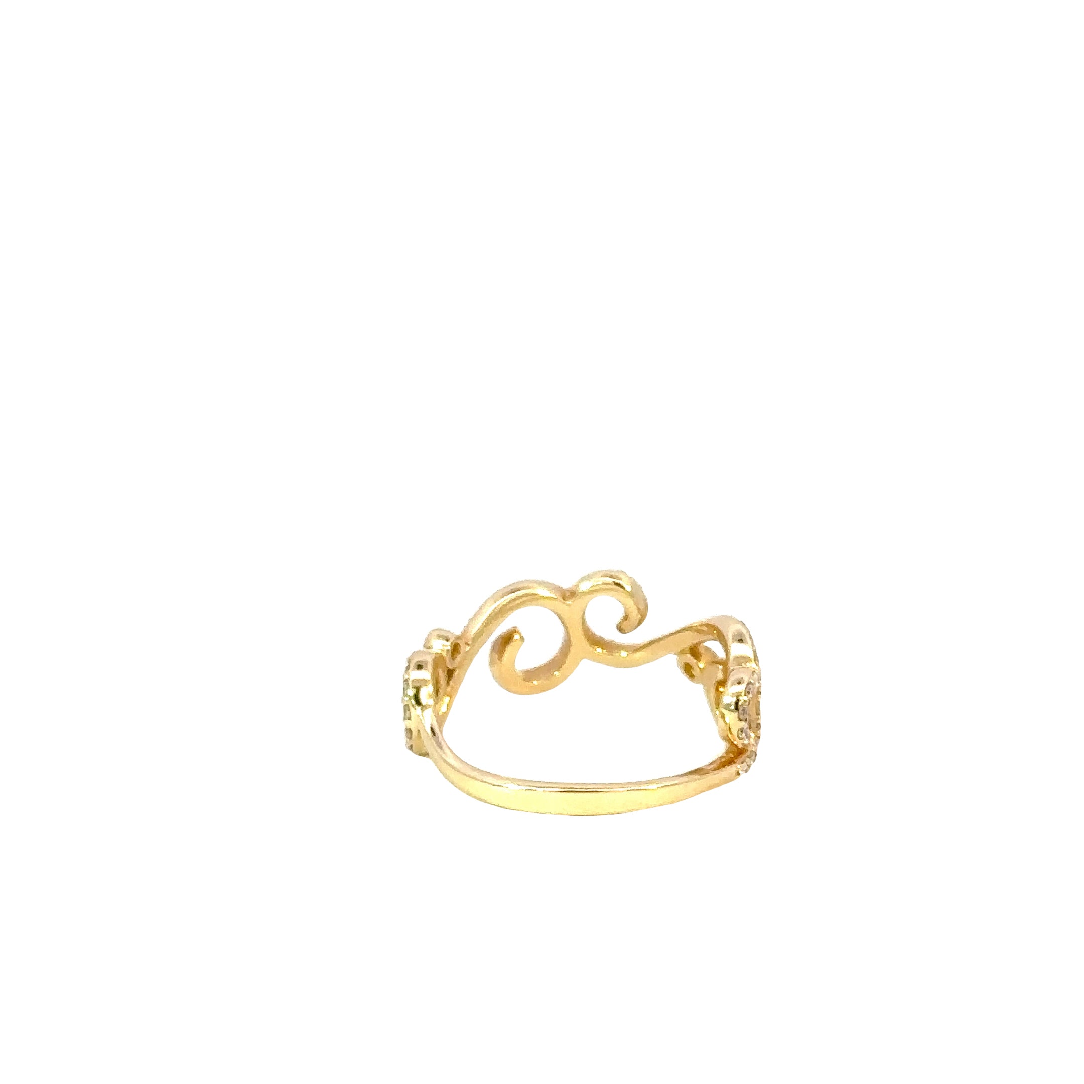 14K Yellow Gold Diamond Star Pendant Necklace