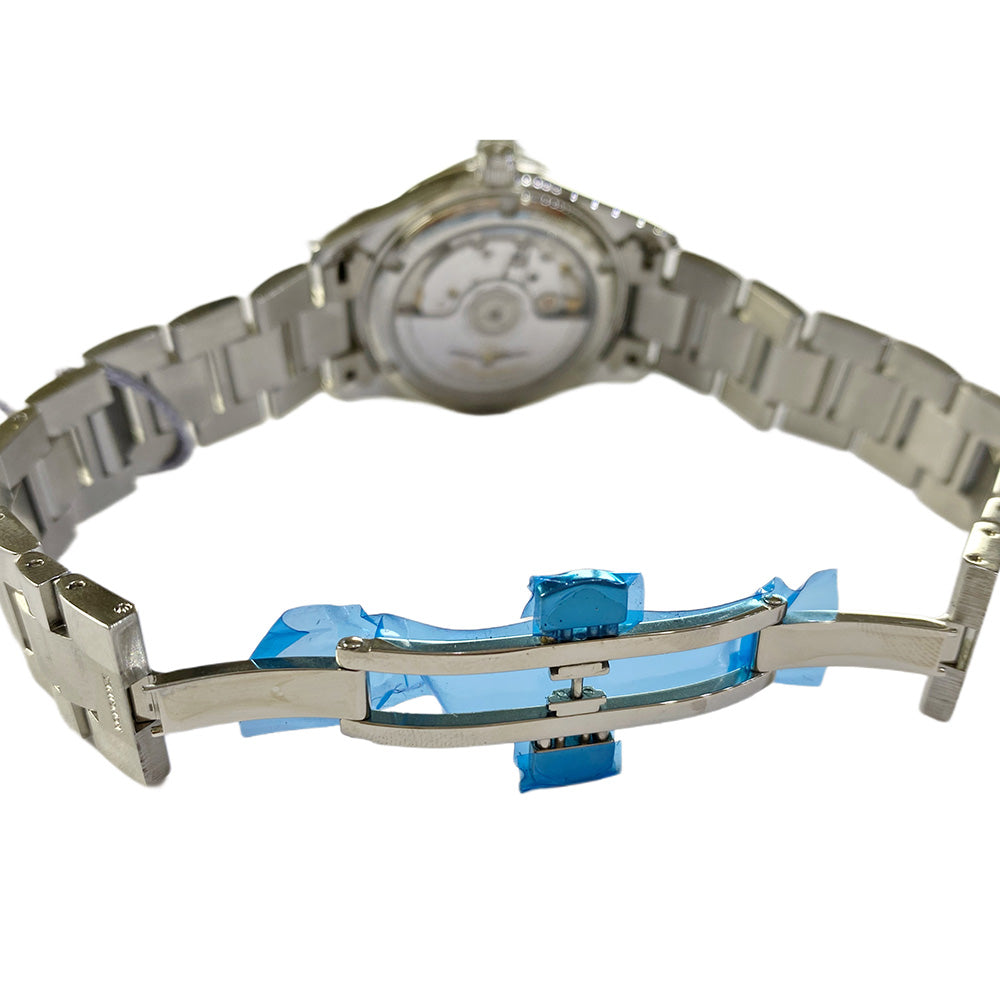 Conquest Classic Dial Diamond Bezel Stainless Steel L2.385.0.87.6