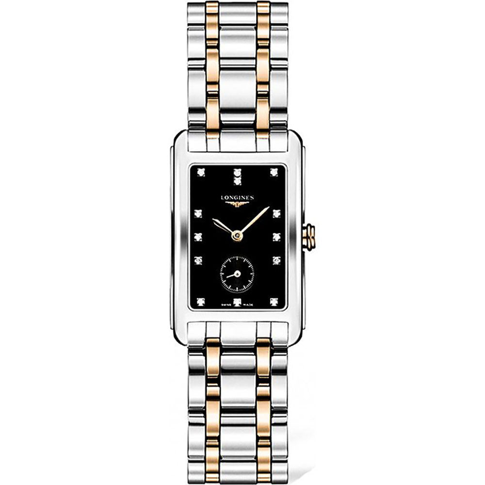 DolceVita Quartz Stainless Steel and Rose Gold L5.512.5.57.7