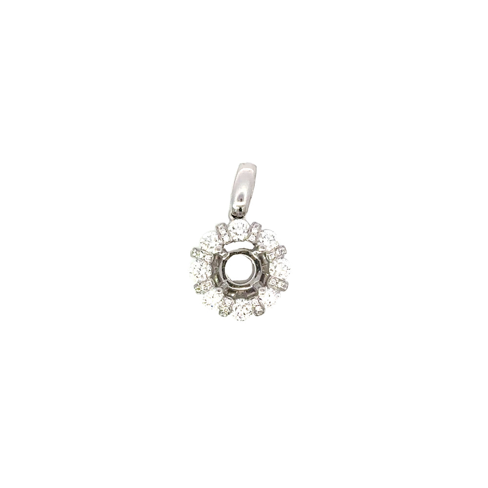 18k white gold SMNT pendant
3
