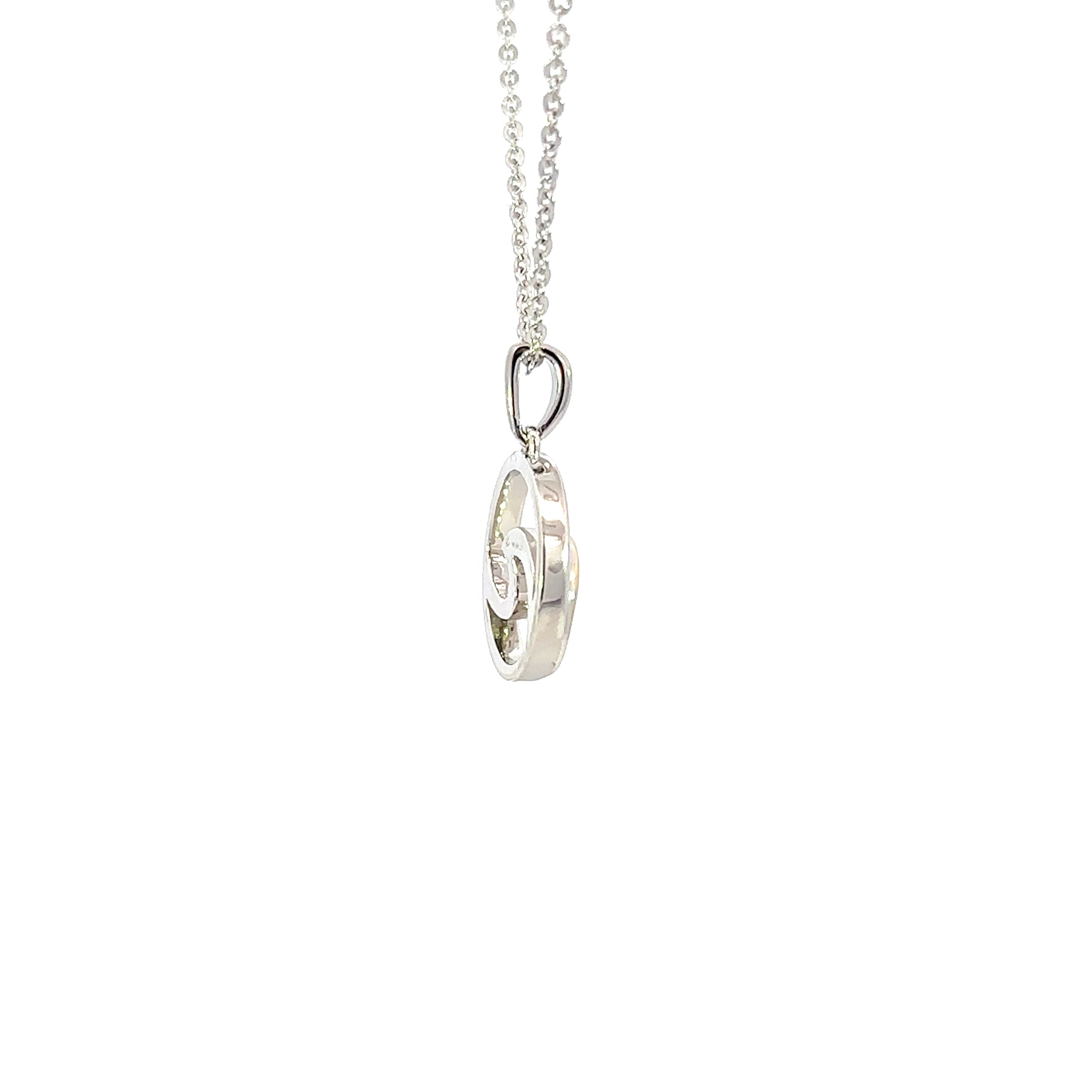 SS & 14k YG wave pendant
4d =