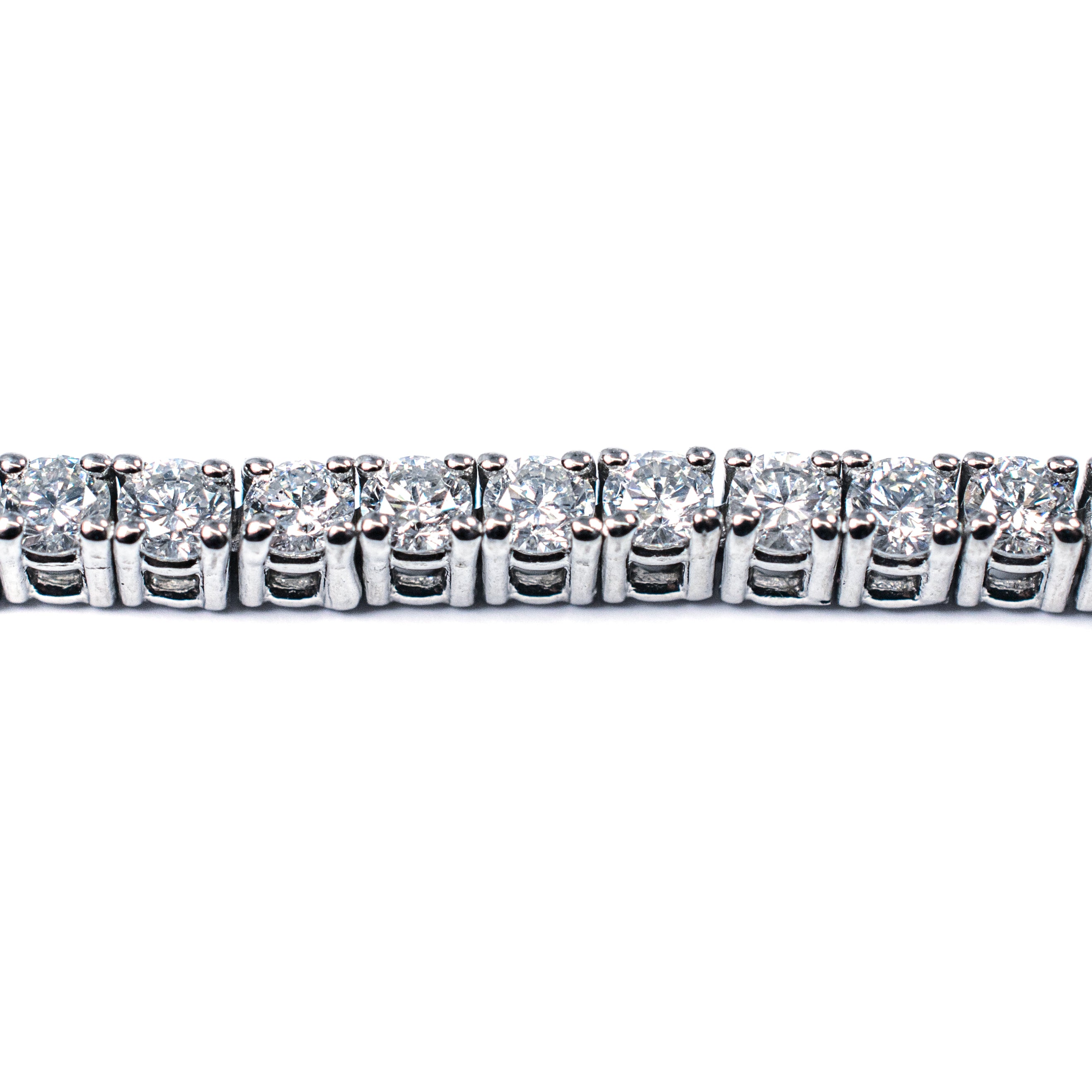5 Carat Diamond Tennis Bracelet 14K White Gold – Classic Diamond Bracelet