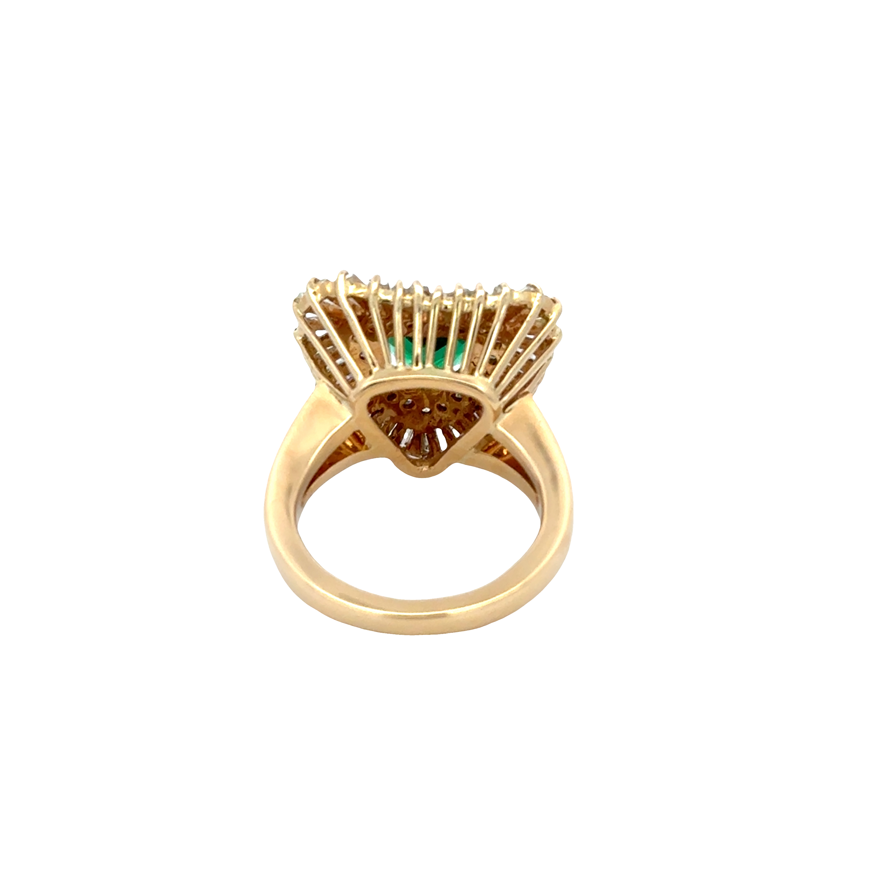 -E- 18k Yellow Gold 
Heart Sh