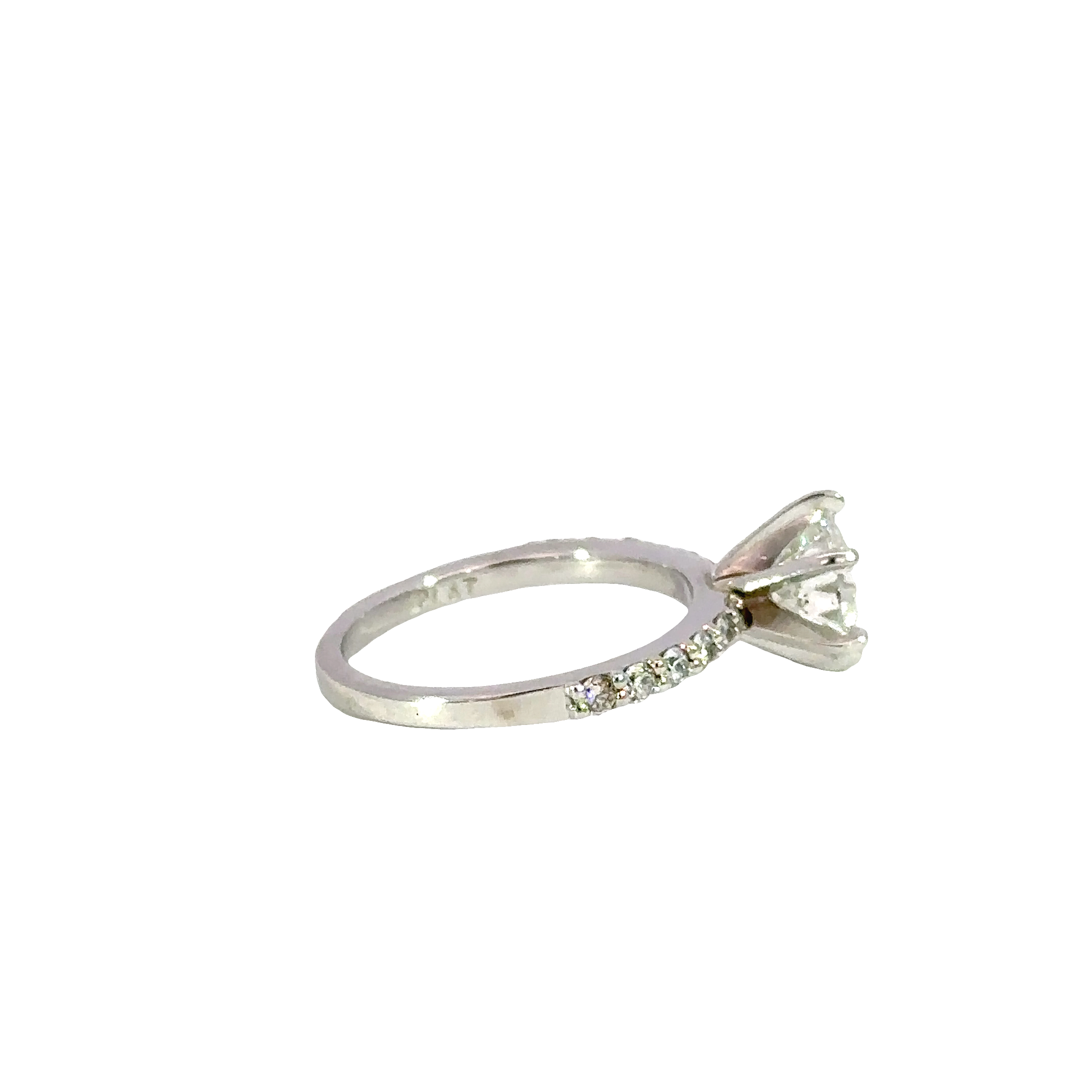 Estate Platinum Round Brilliant Diamond Engagement Ring GIA Certified 2.02 Carat Total