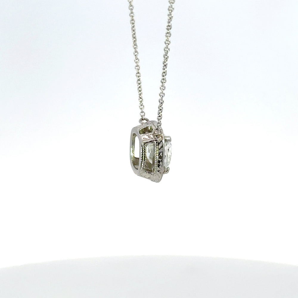 14k wg dia pendant
2.22 Cushi