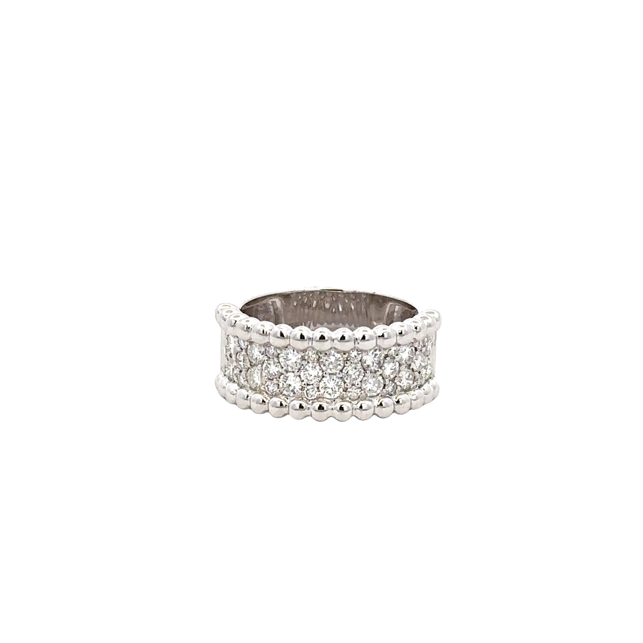 18kt wg Diamond Band 
37=1.03