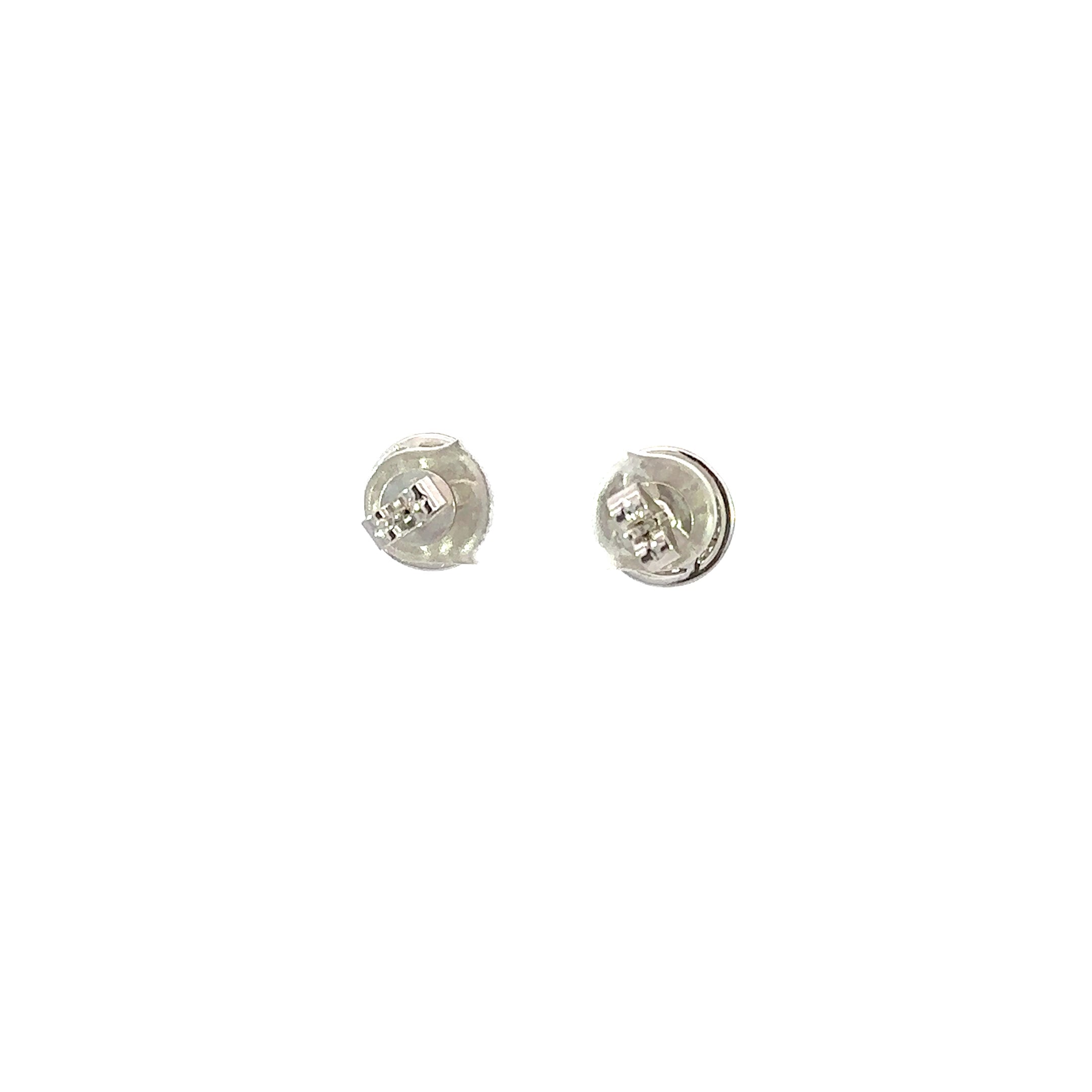 18K White Gold Double Halo Diamond Stud Earrings 1.60 Carat Total
