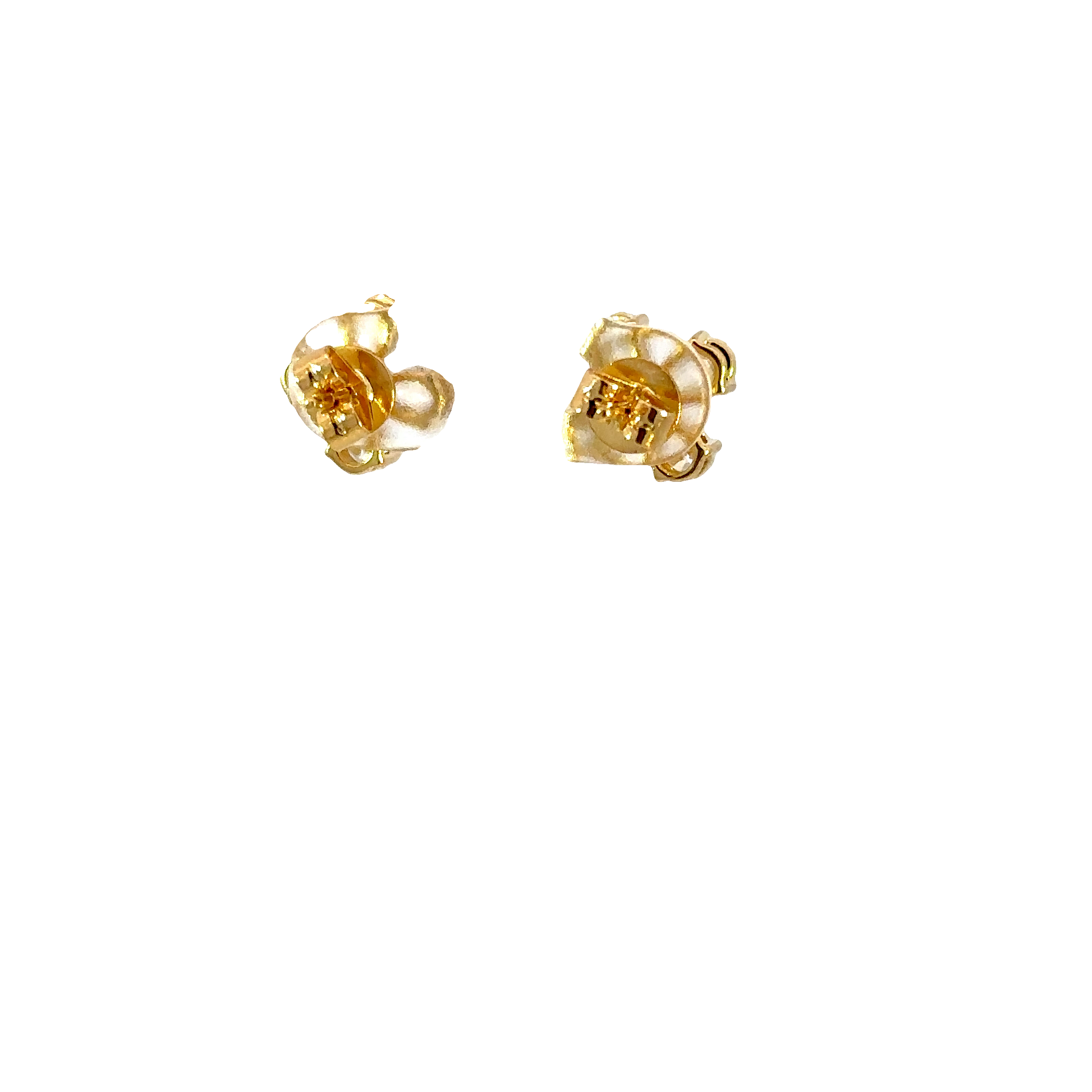 18K Yellow Gold Pear Shape Diamond Flower Earrings 1.90 Carat Total