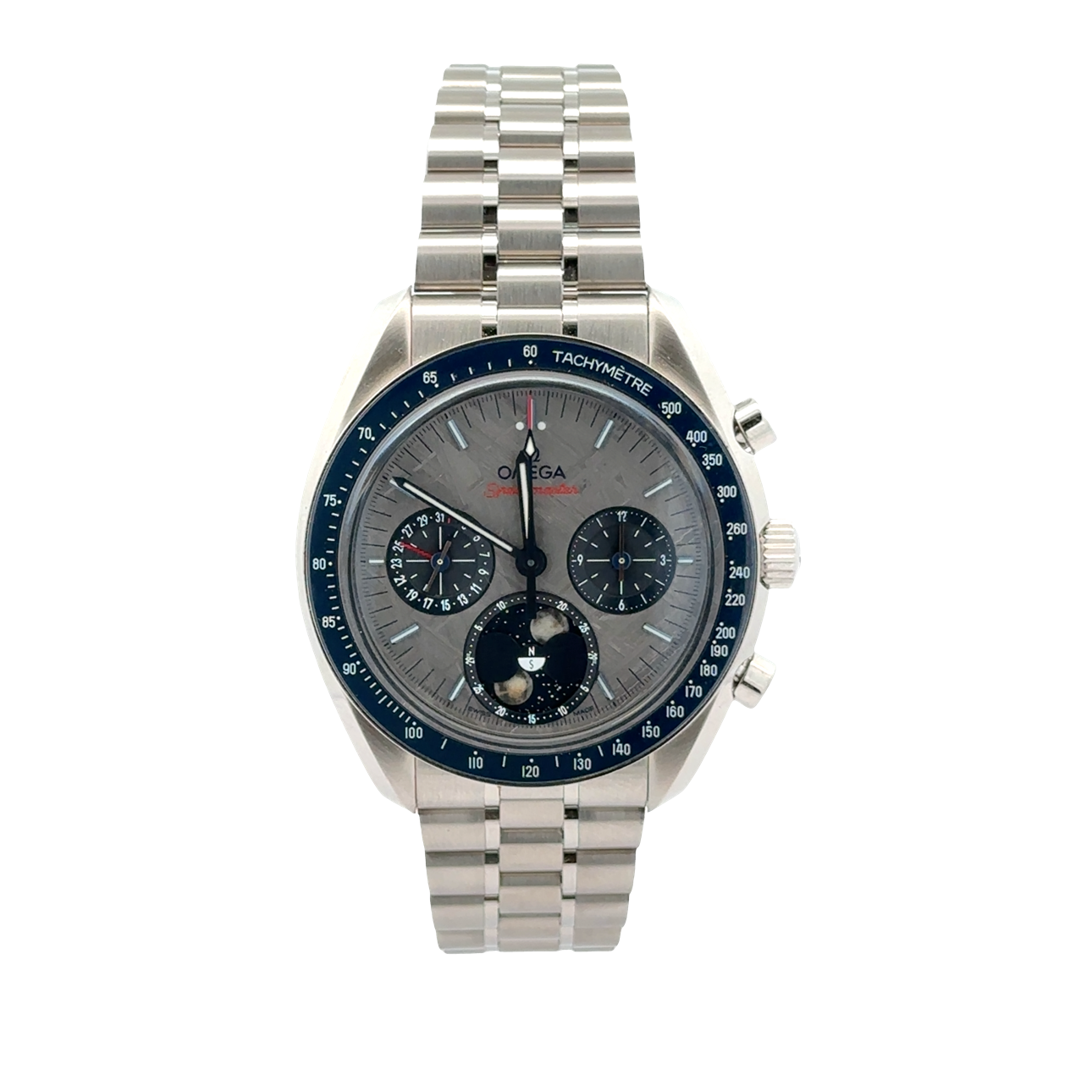 Pre-Owned Omega Speedmaster Moonphase Meteorite Dial 40mm Chronograph