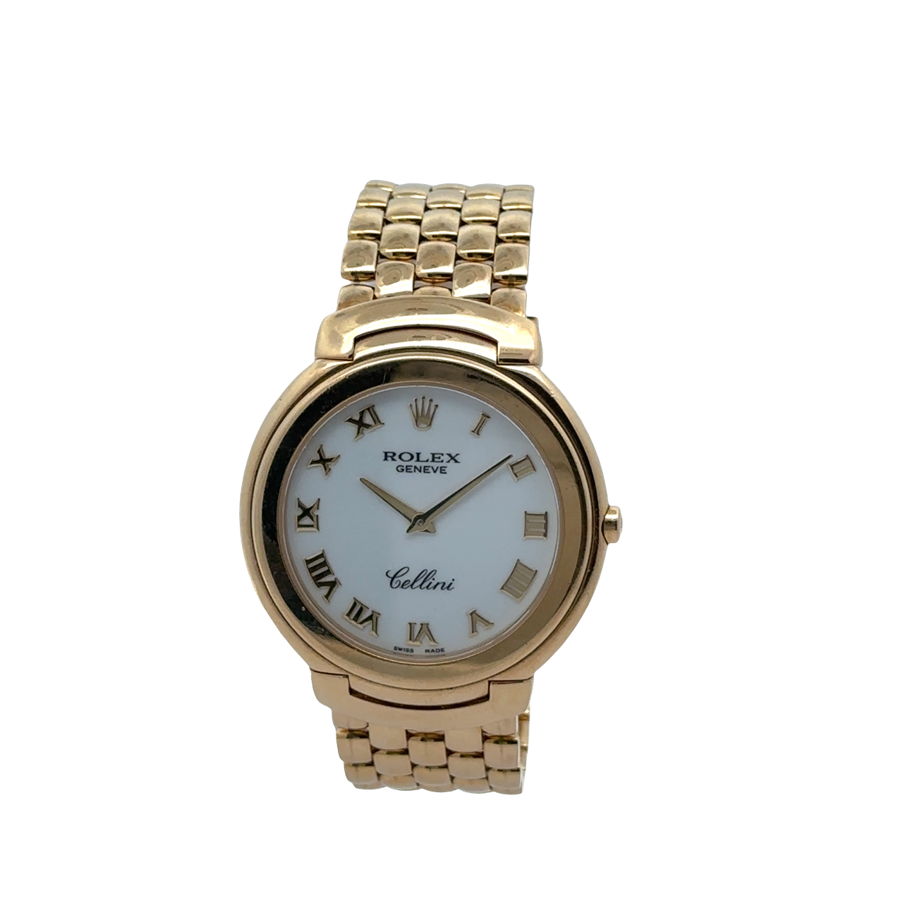 Pre-Owned Rolex Cellini 36mm 18K Yellow Gold Cream Dial Box