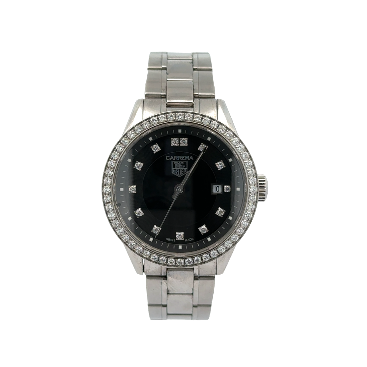 Pre-Owned TAG Heuer Carrera Calibre 16 Chronograph 41mm Black Dial