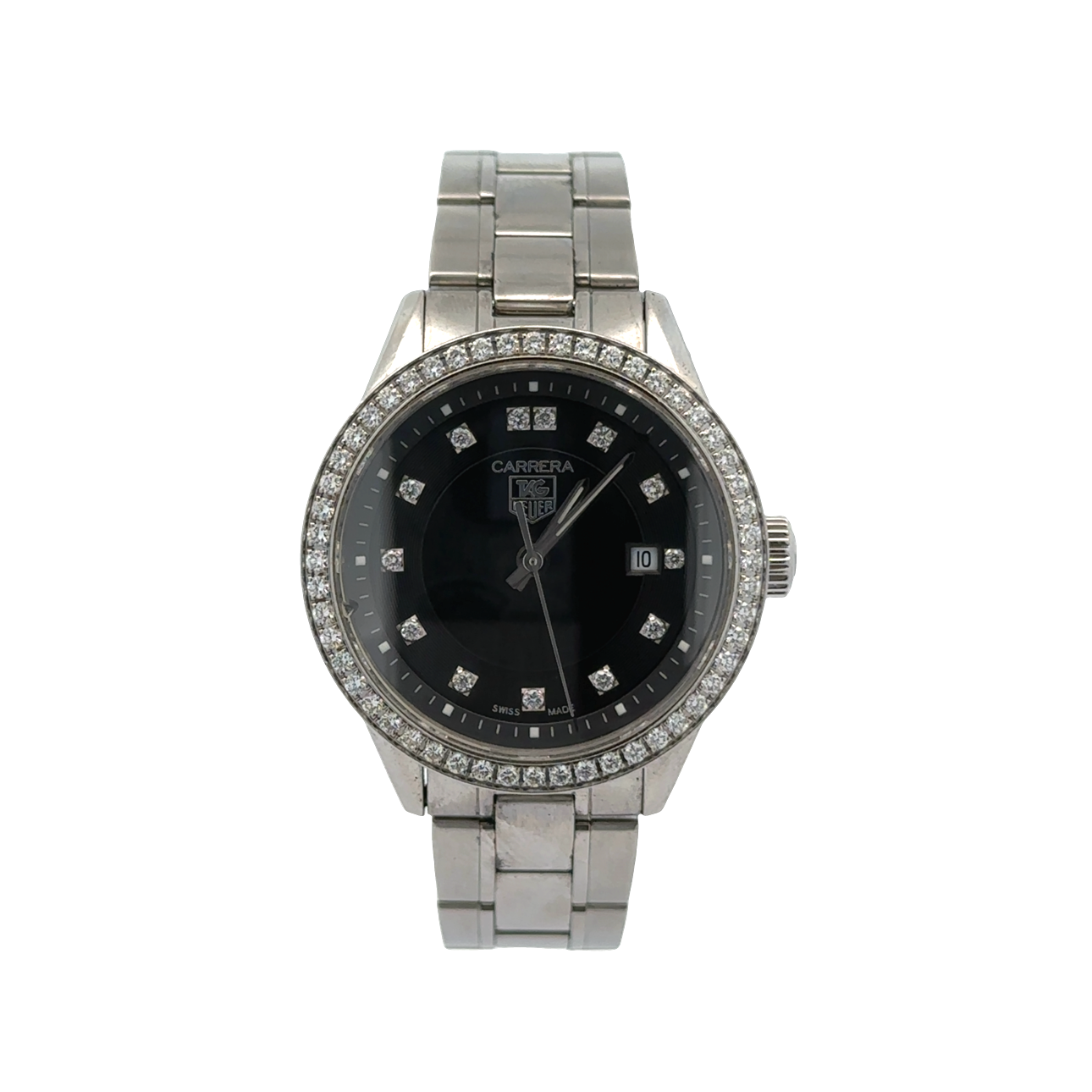 Pre-Owned TAG Heuer Carrera Calibre 16 Chronograph 41mm Black Dial