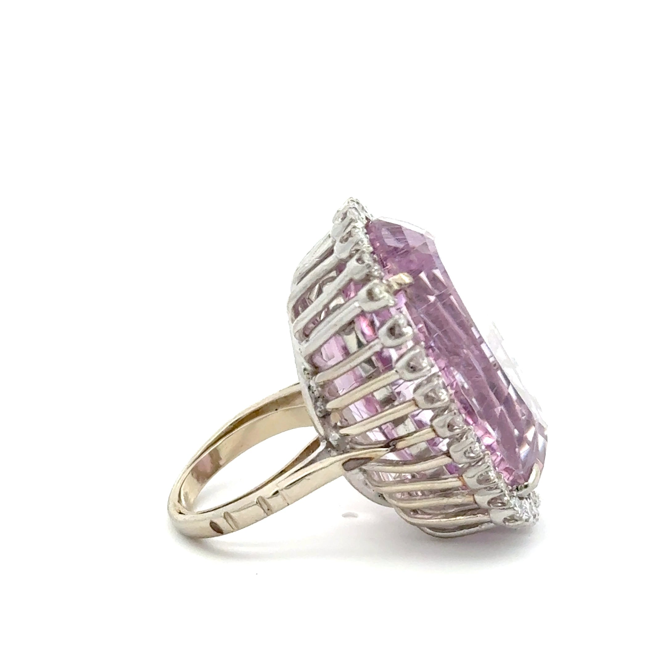 -E-14k White Gold 61.60cts Ova
