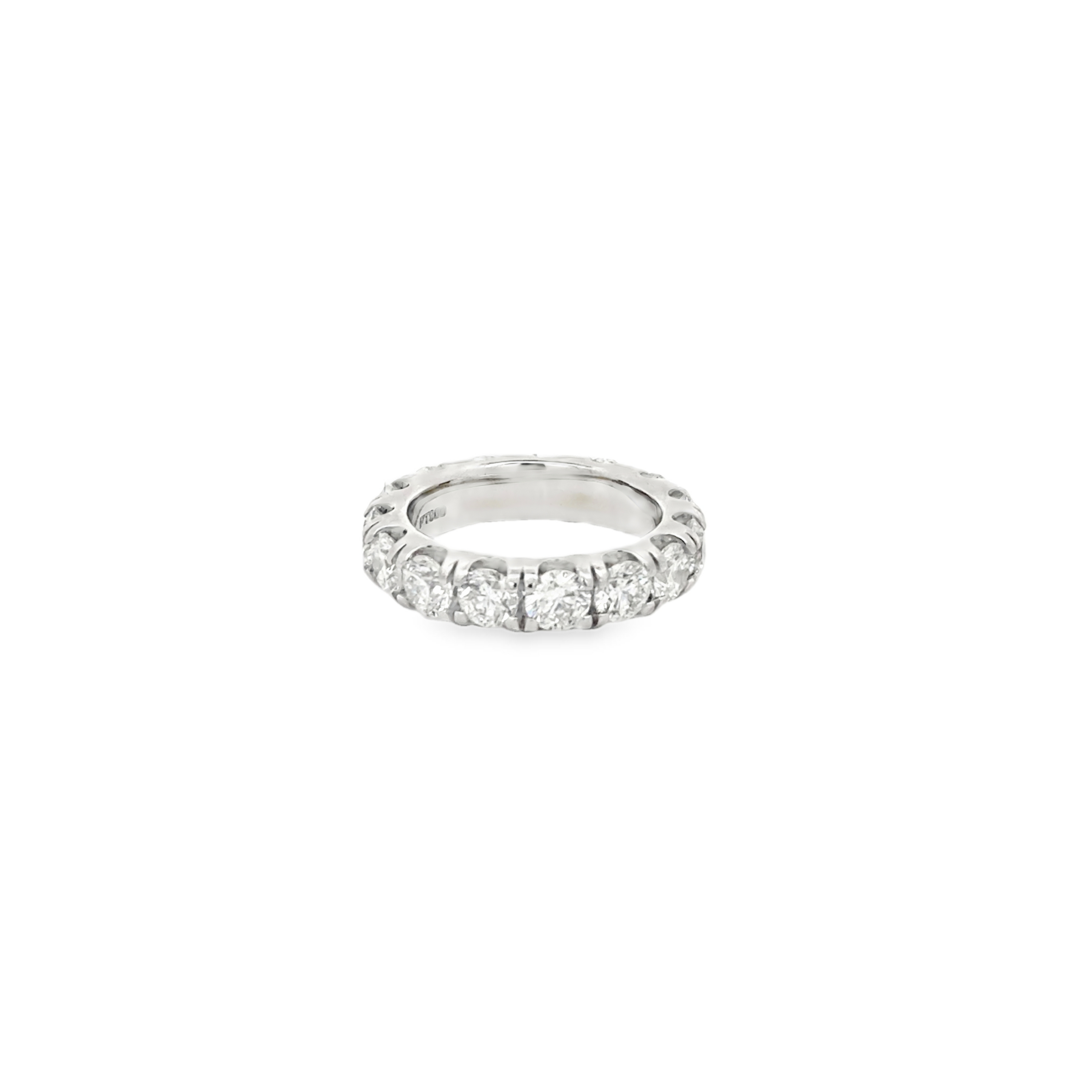 Platinum Large Diamond Eternity Band/ Ring 4.75 Carats