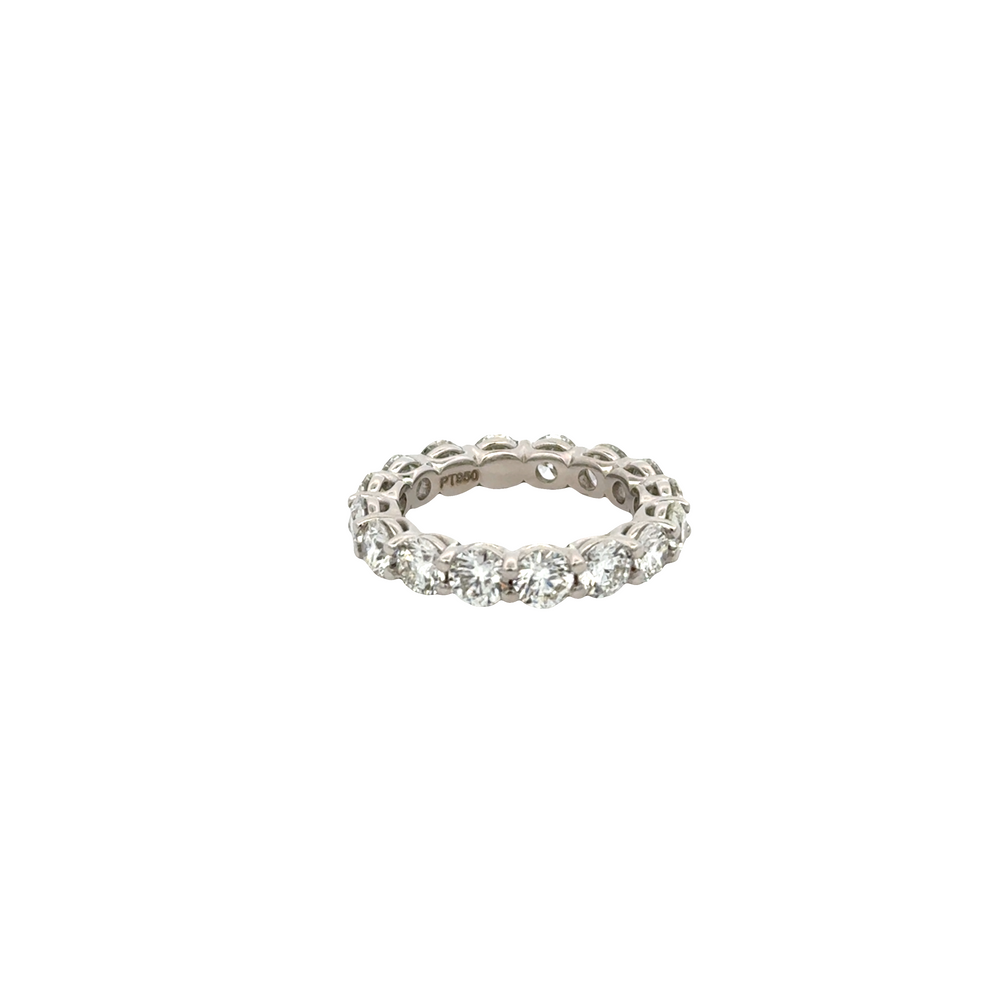 Platinum Large Diamond Eternity Ring 5.03 Carats