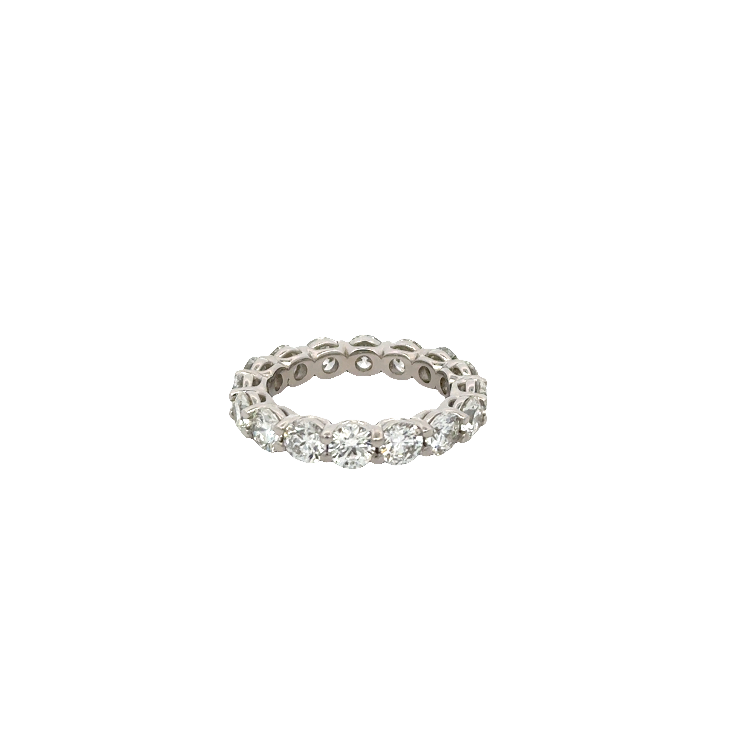 Platinum Large Diamond Eternity Ring 5.03 Carats