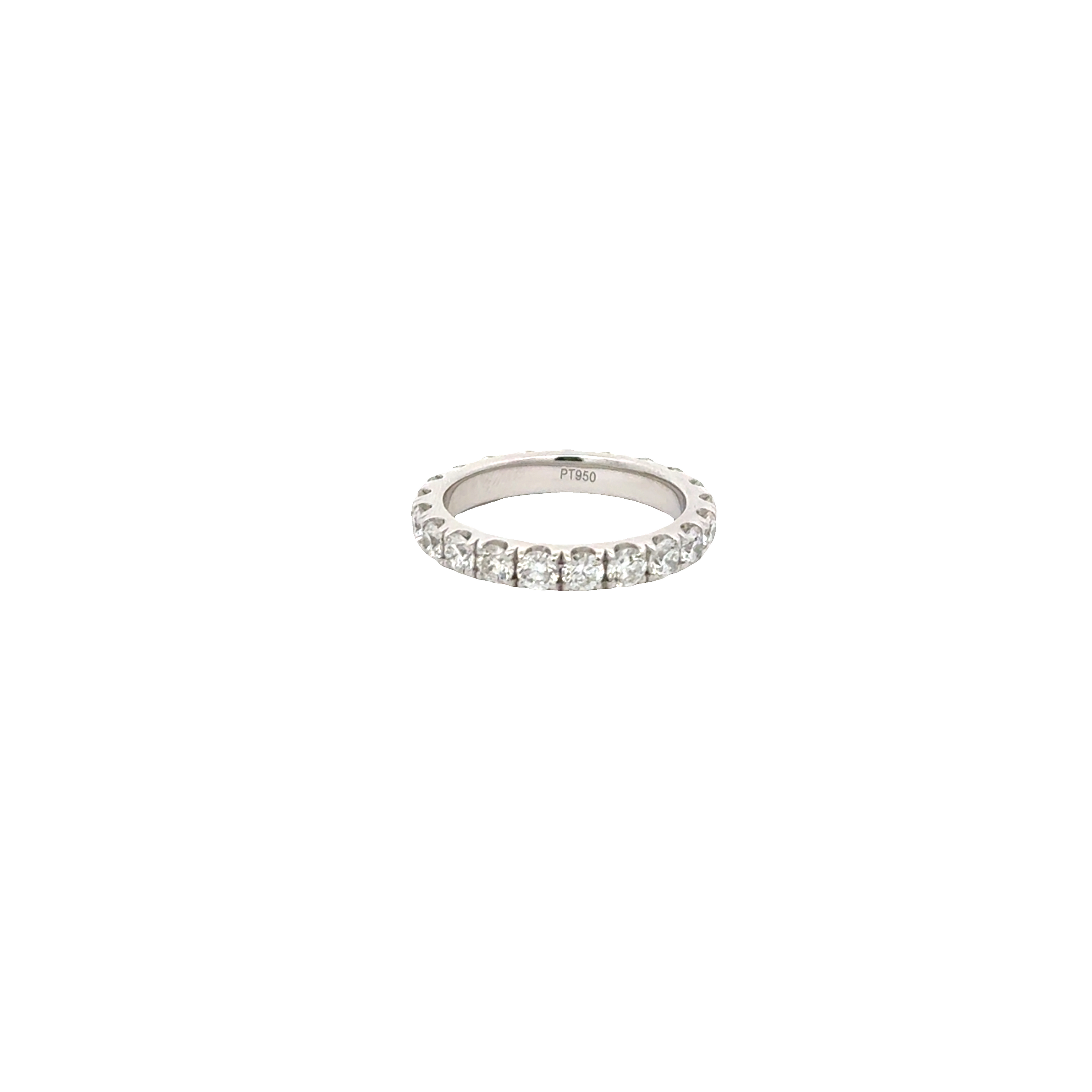 Platinum Diamond Eternity Ring - 2 Carat Total