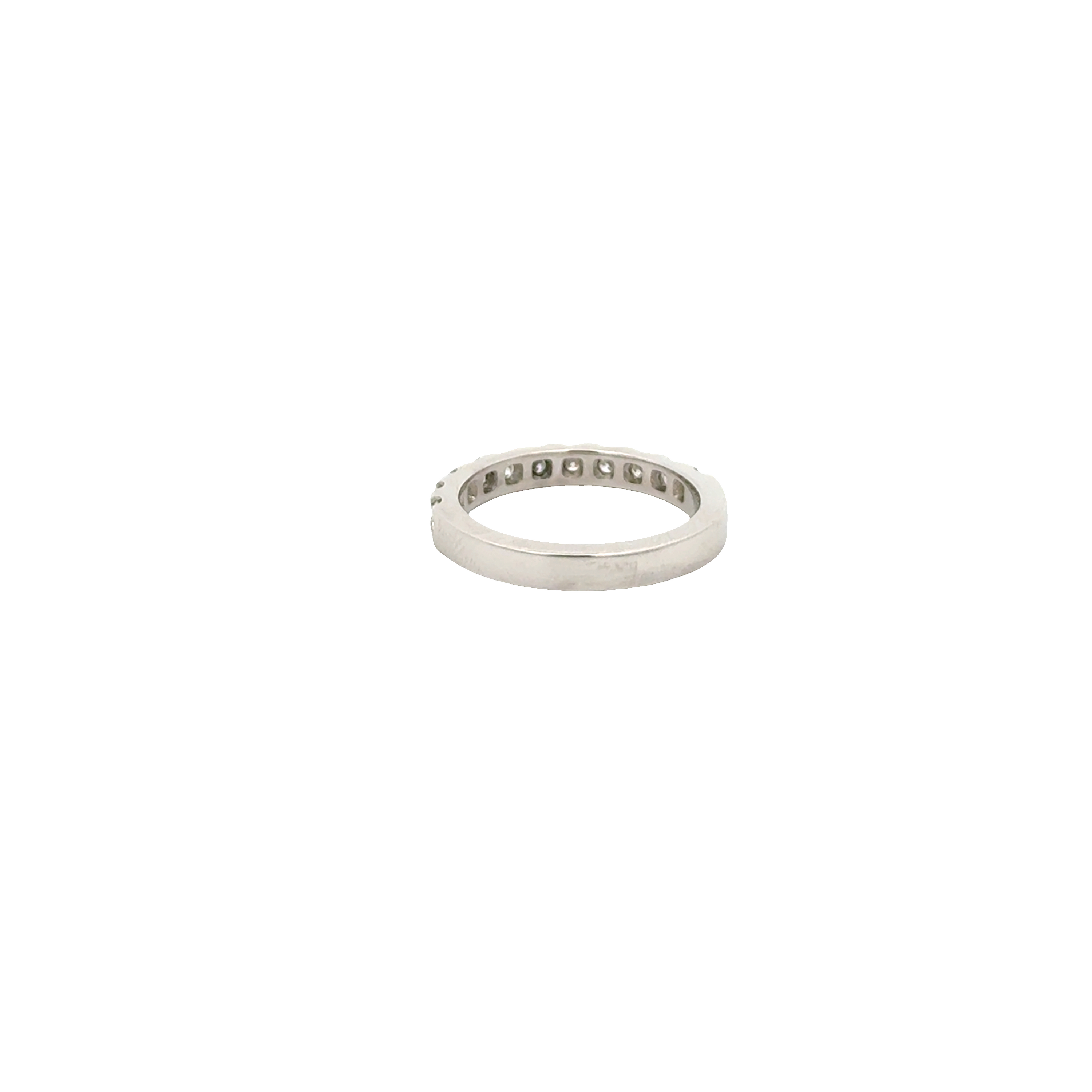 Platinum Diamond Band Ring