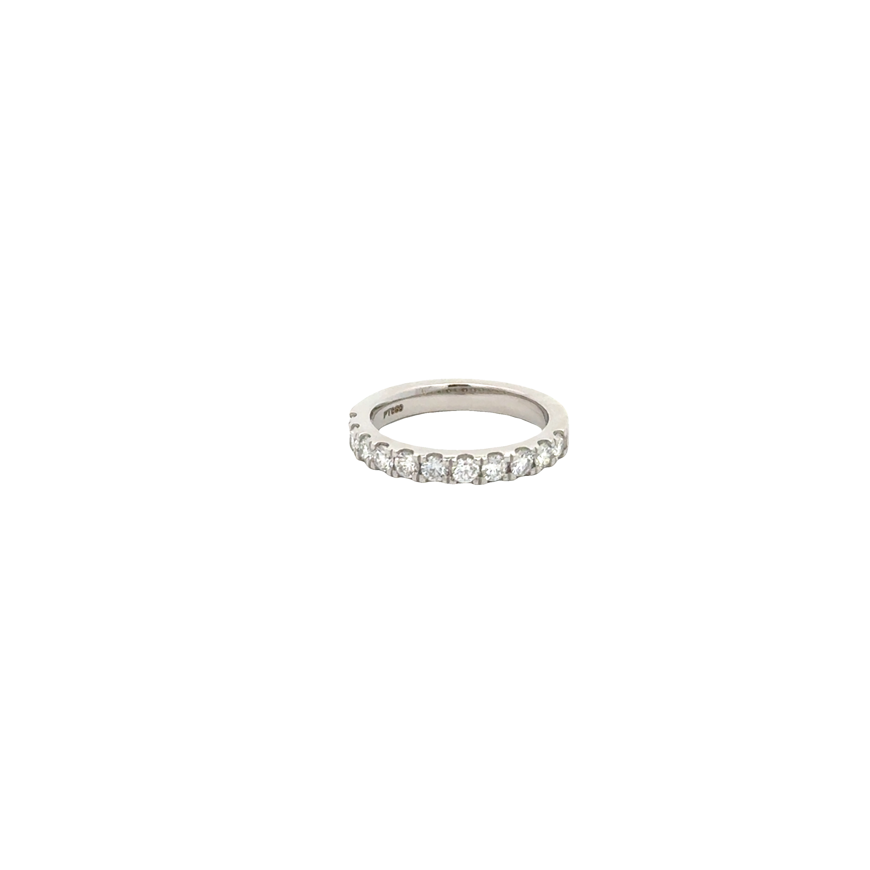 Platinum Diamond Band Ring
