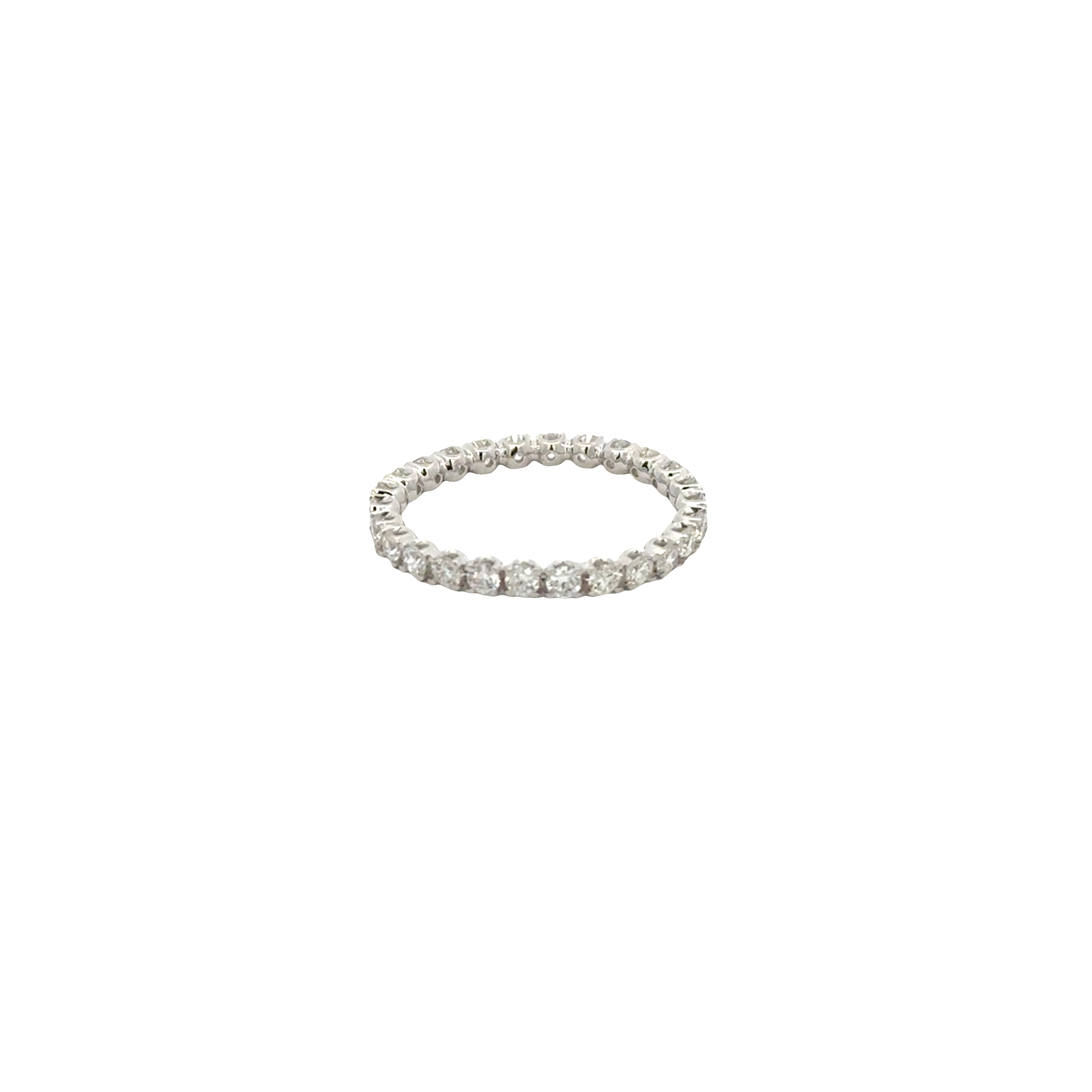 Platinum Diamond Eternity Band Ring