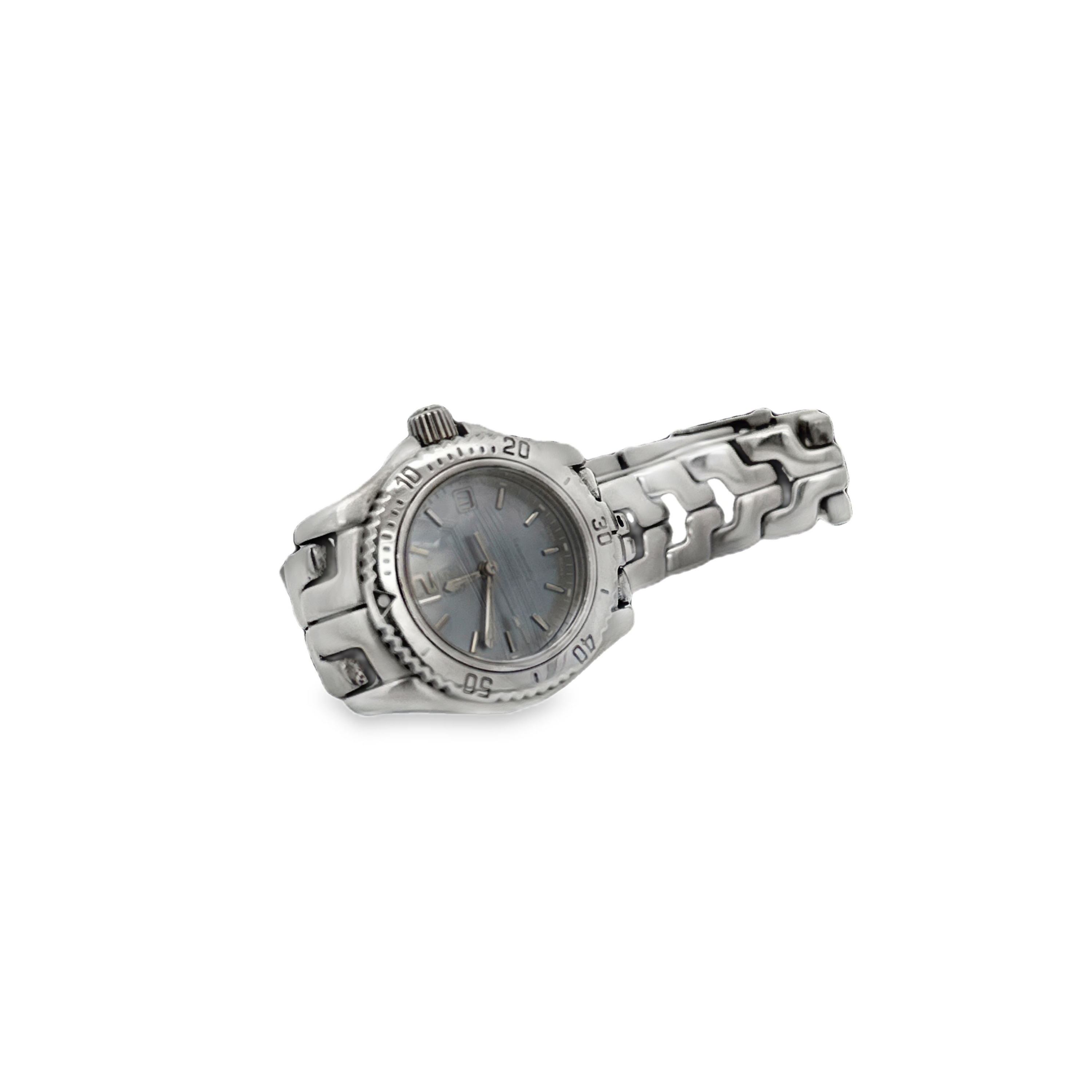 Pre-Owned TAG Heuer Link Ladies Blue Mother-of-Pearl Dial Quartz Watch – Stainless Steel