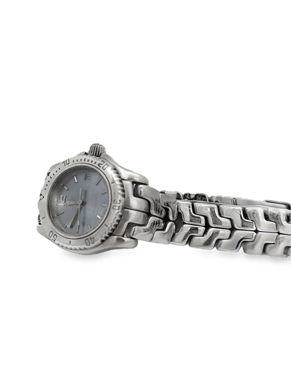 Pre-Owned TAG Heuer Link Ladies Blue Mother-of-Pearl Dial Quartz Watch – Stainless Steel