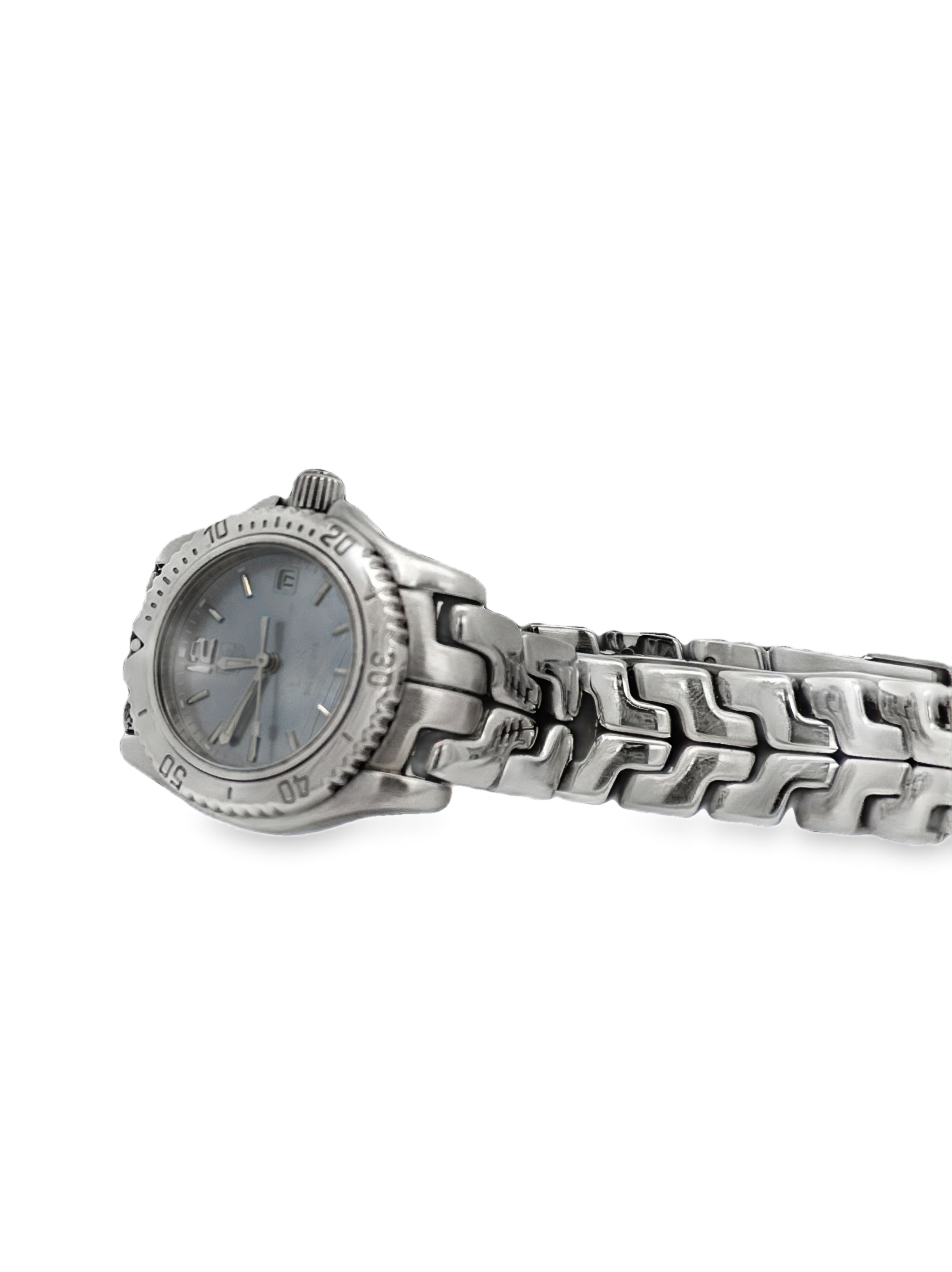 Pre-Owned TAG Heuer Link Ladies Blue Mother-of-Pearl Dial Quartz Watch – Stainless Steel