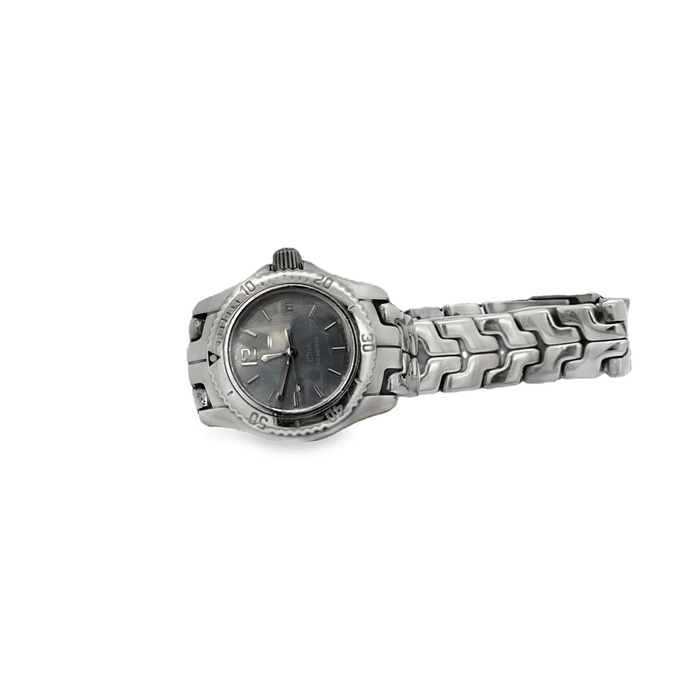 Pre-Owned TAG Heuer Link Ladies Blue Mother-of-Pearl Dial Quartz Watch – Stainless Steel