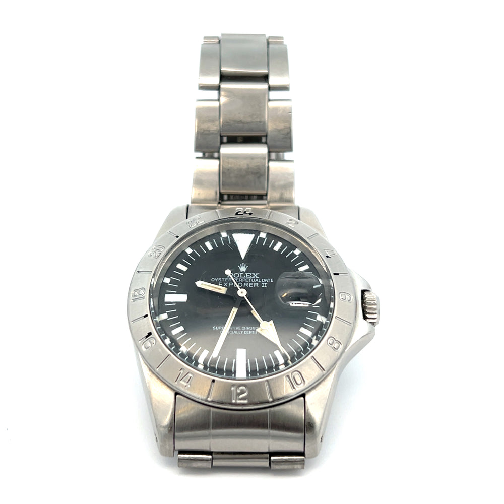 Pre-Owned Rolex Explorer II Style Stainless Steel Watch