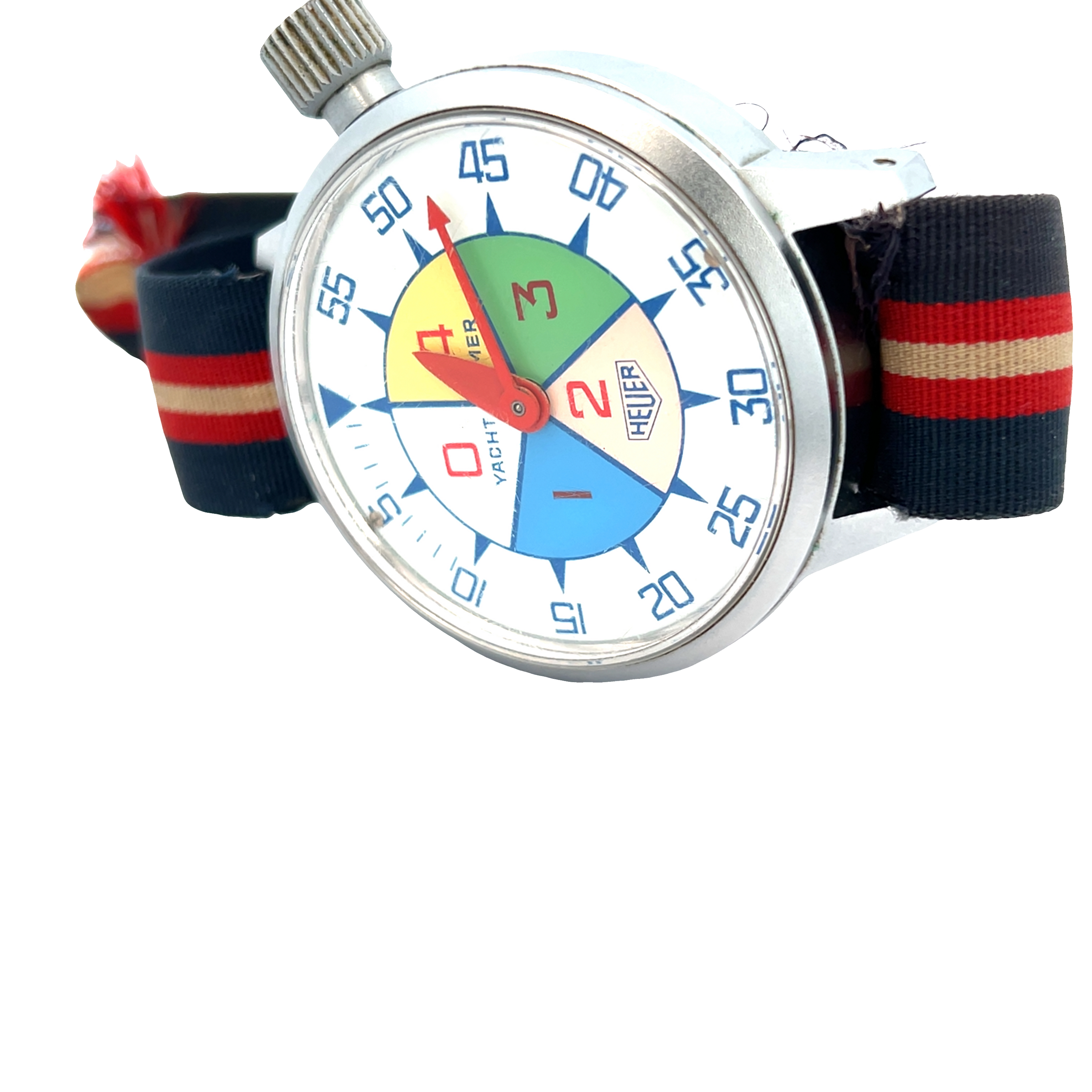 Pre- Owned Vintage Heuer Yacht Timer Regatta Watch – 1960s/70s Multi-Color Dial Pre-TAG