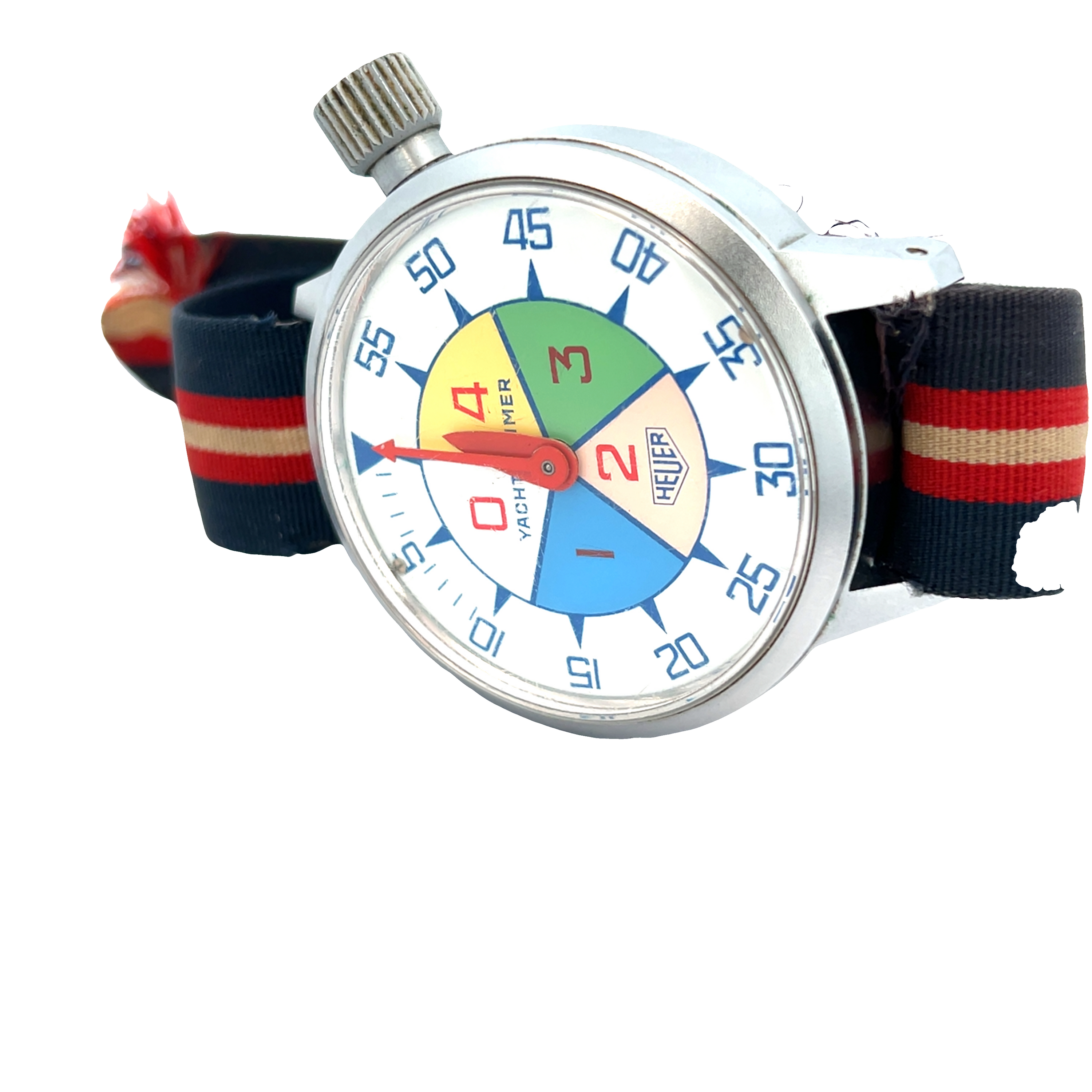 Pre- Owned Vintage Heuer Yacht Timer Regatta Watch – 1960s/70s Multi-Color Dial Pre-TAG