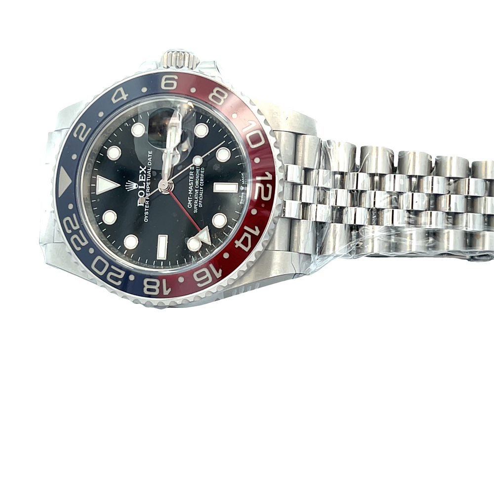 Pre-Owned Rolex GMT-Master II “Pepsi” 126710BLRO 2021 – Jubilee Bracelet Full Set