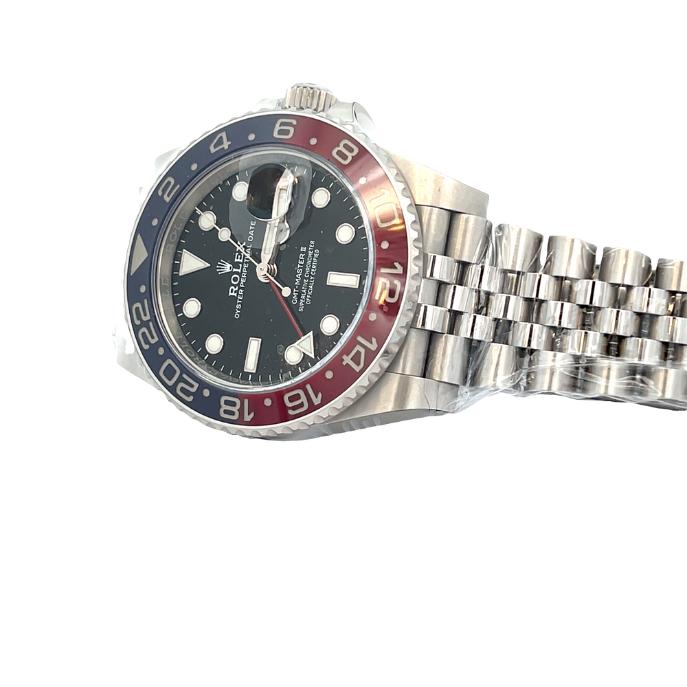 Pre-Owned Rolex GMT-Master II “Pepsi” 126710BLRO 2021 – Jubilee Bracelet Full Set