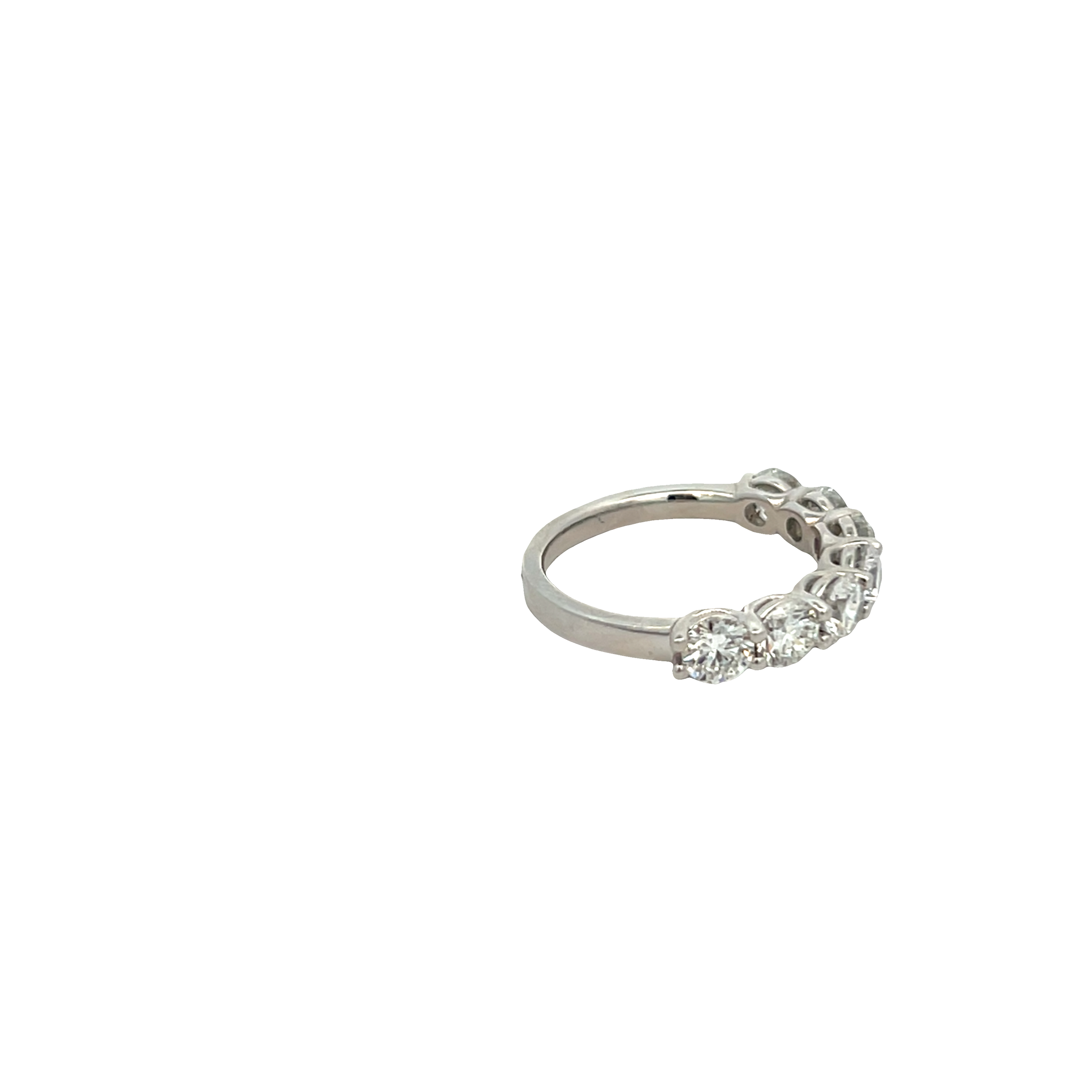 Platinum Seven-Stone Diamond Ring 2.50 Carat