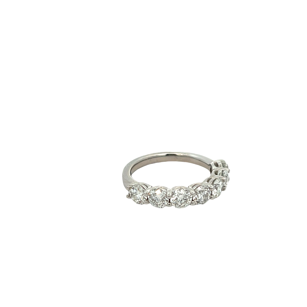Platinum Seven-Stone Diamond Ring 2.50 Carat