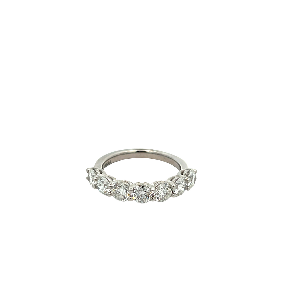 Platinum Seven-Stone Diamond Ring 2.50 Carat