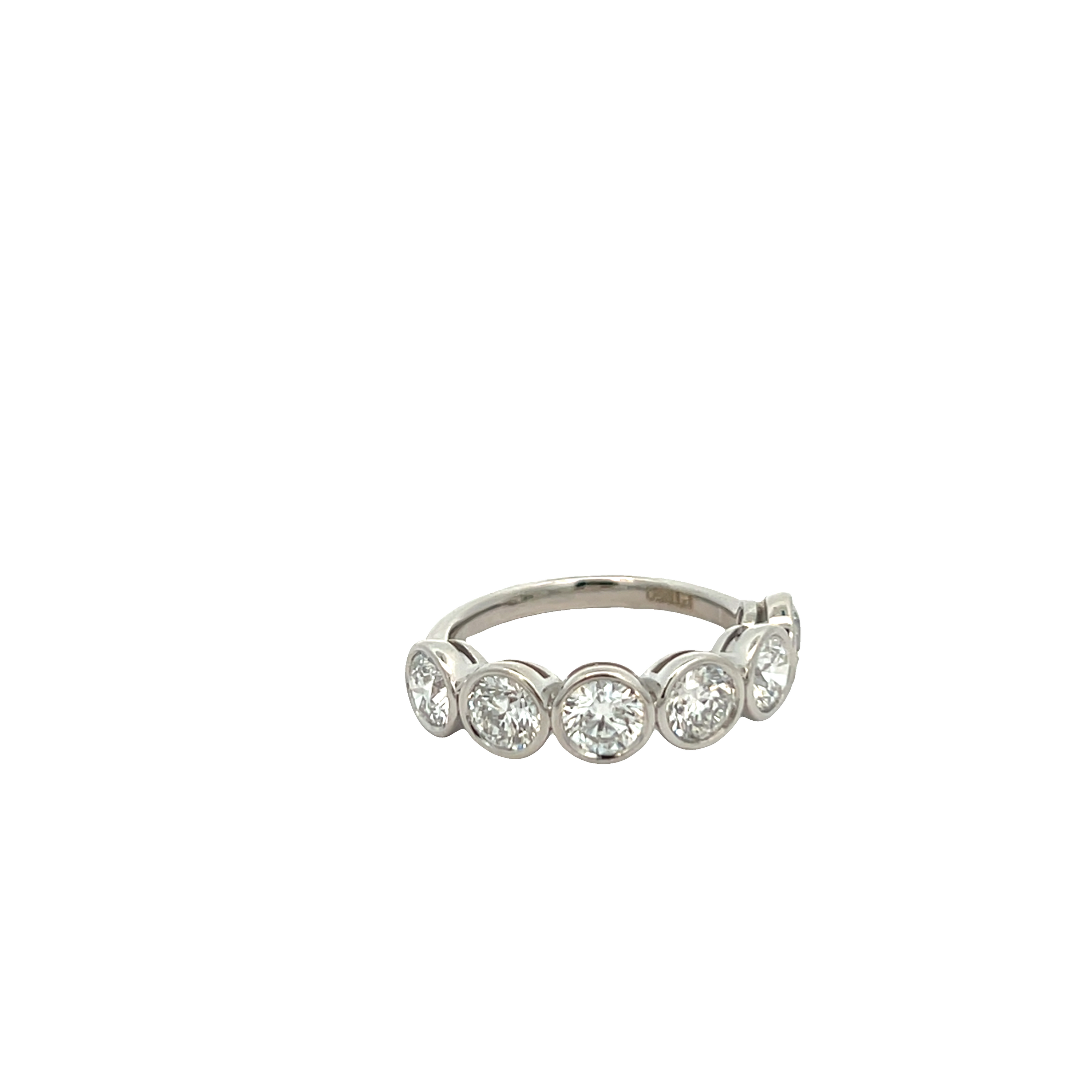 Platinum Six-Stone Diamond Ring 2.25 Carat